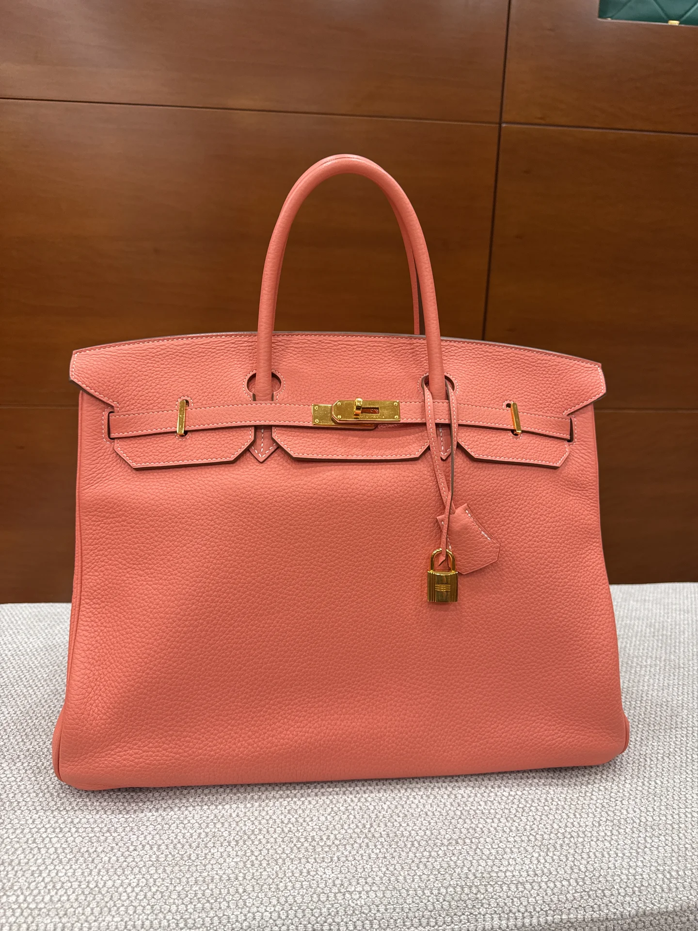 hermes birkin 40 оригрнал - миниатюра 12