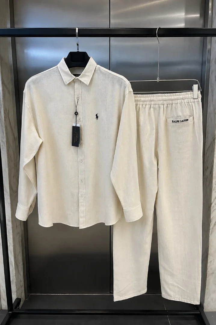 Льняной костюм Ralph Lauren 🤍 - миниатюра 2