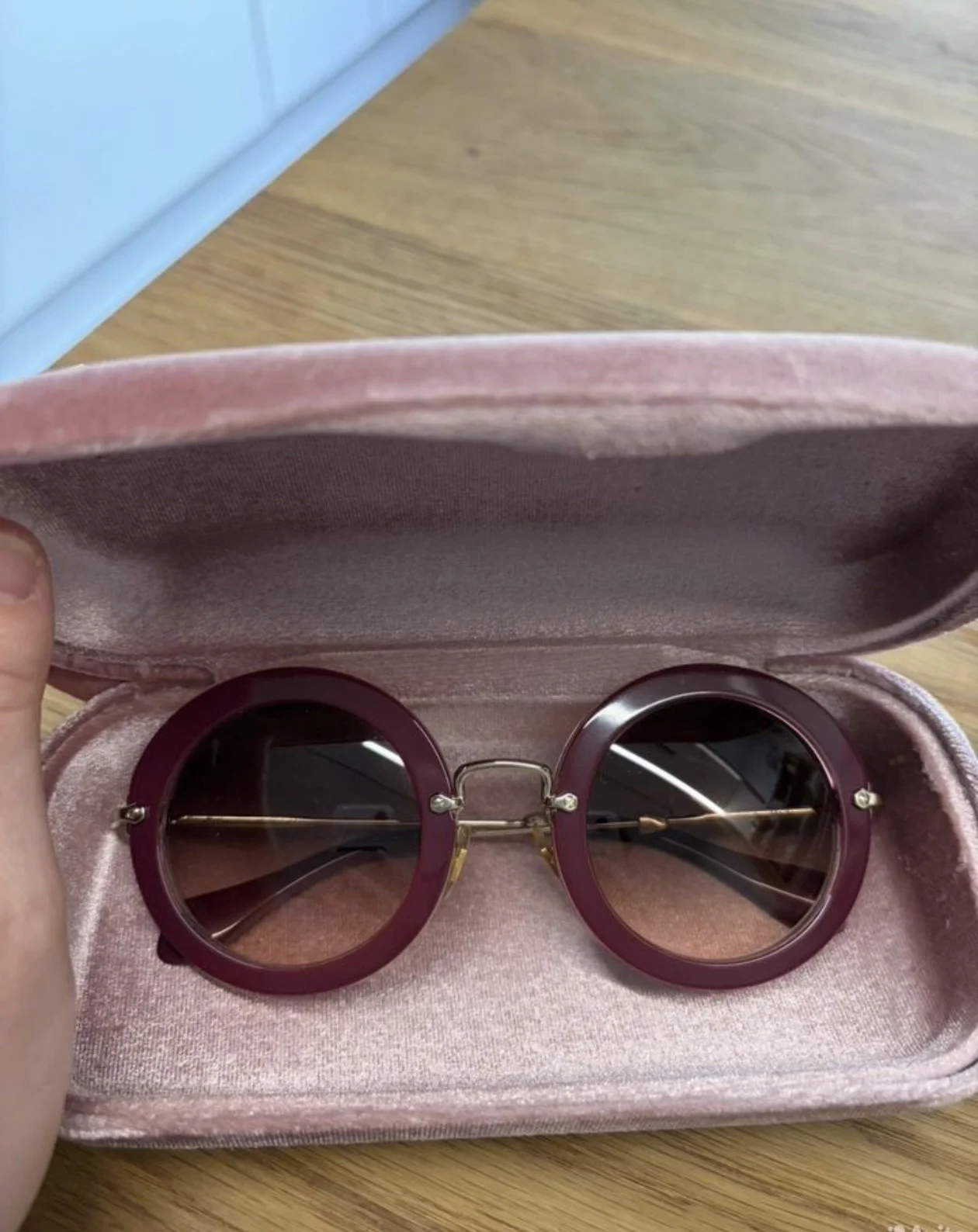 солнечные очки Miu miu - оригинал!! - миниатюра 3