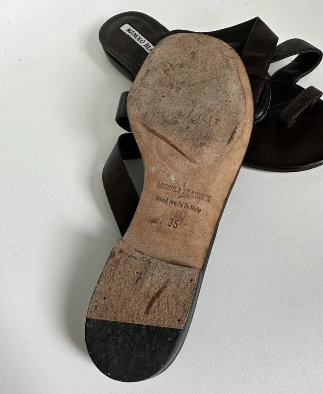 Туфли Manolo Blahnik 35 размер оригинал - миниатюра 4