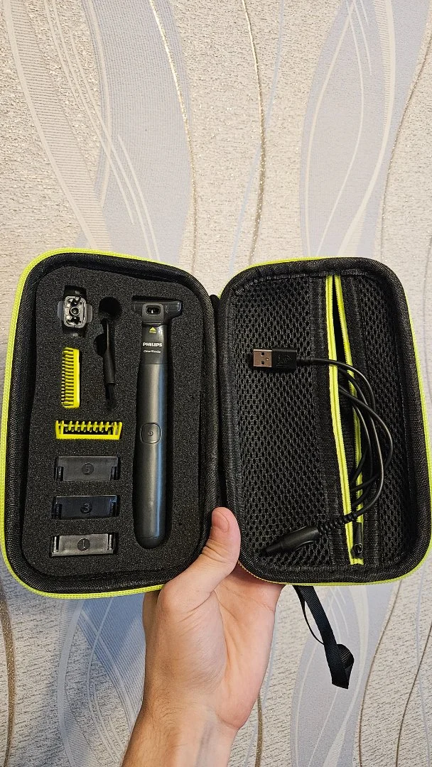 Триммер Philips OneBlade QP1624 + чехол - миниатюра 6
