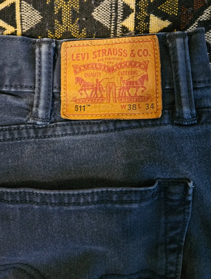 Брюки мужские чинос levis 511 w38 подшитые - миниатюра 3