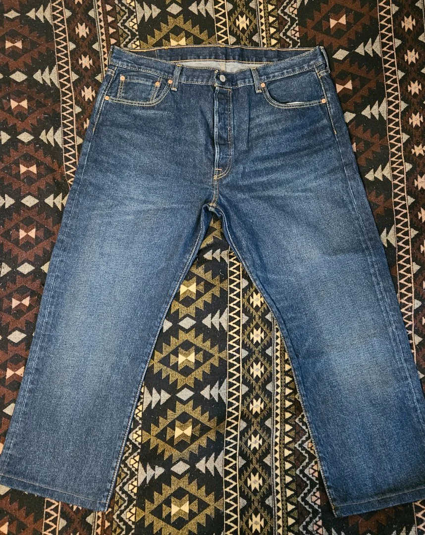 Джинсы мужские levis 501 w40 подшитые - изображение 1
