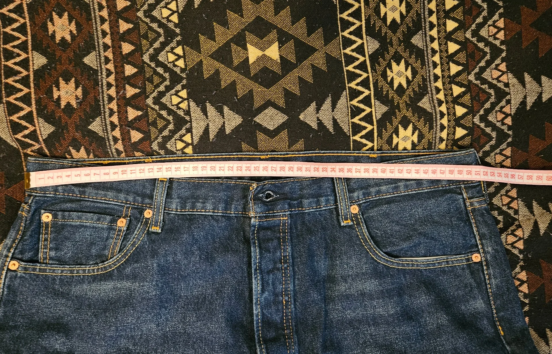 Джинсы мужские levis 501 w40 подшитые - миниатюра 6