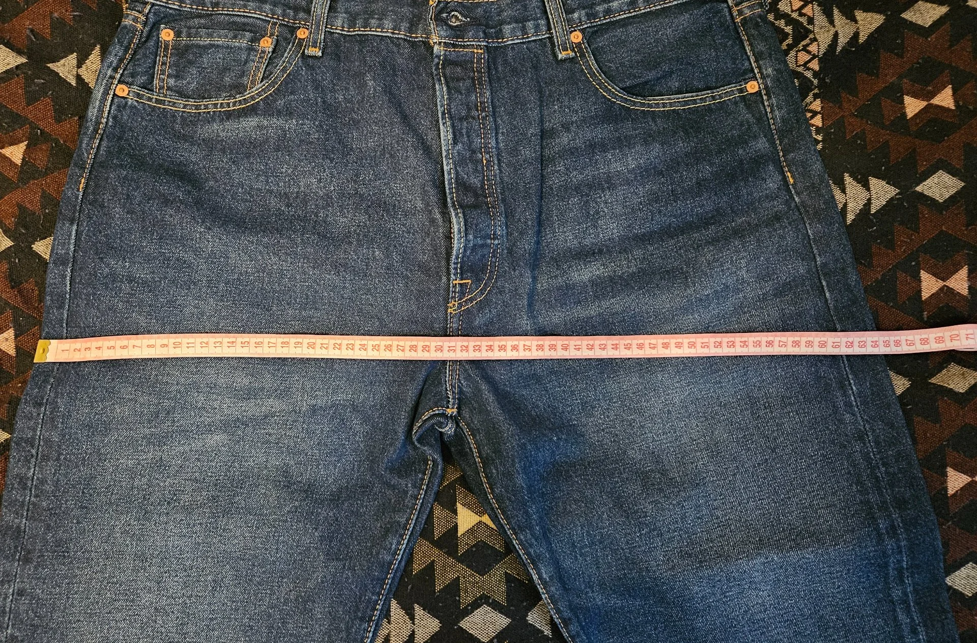 Джинсы мужские levis 501 w40 подшитые - миниатюра 7