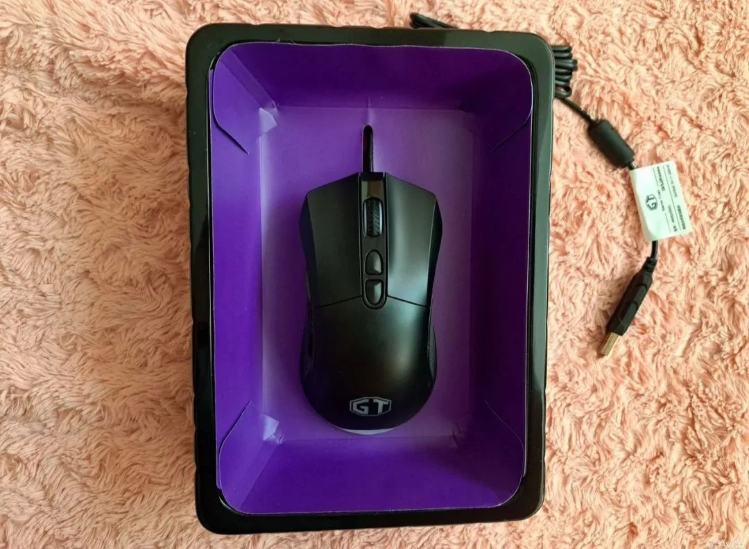 Игровая мышка проводная Delux M626 с подсветкой - миниатюра 2