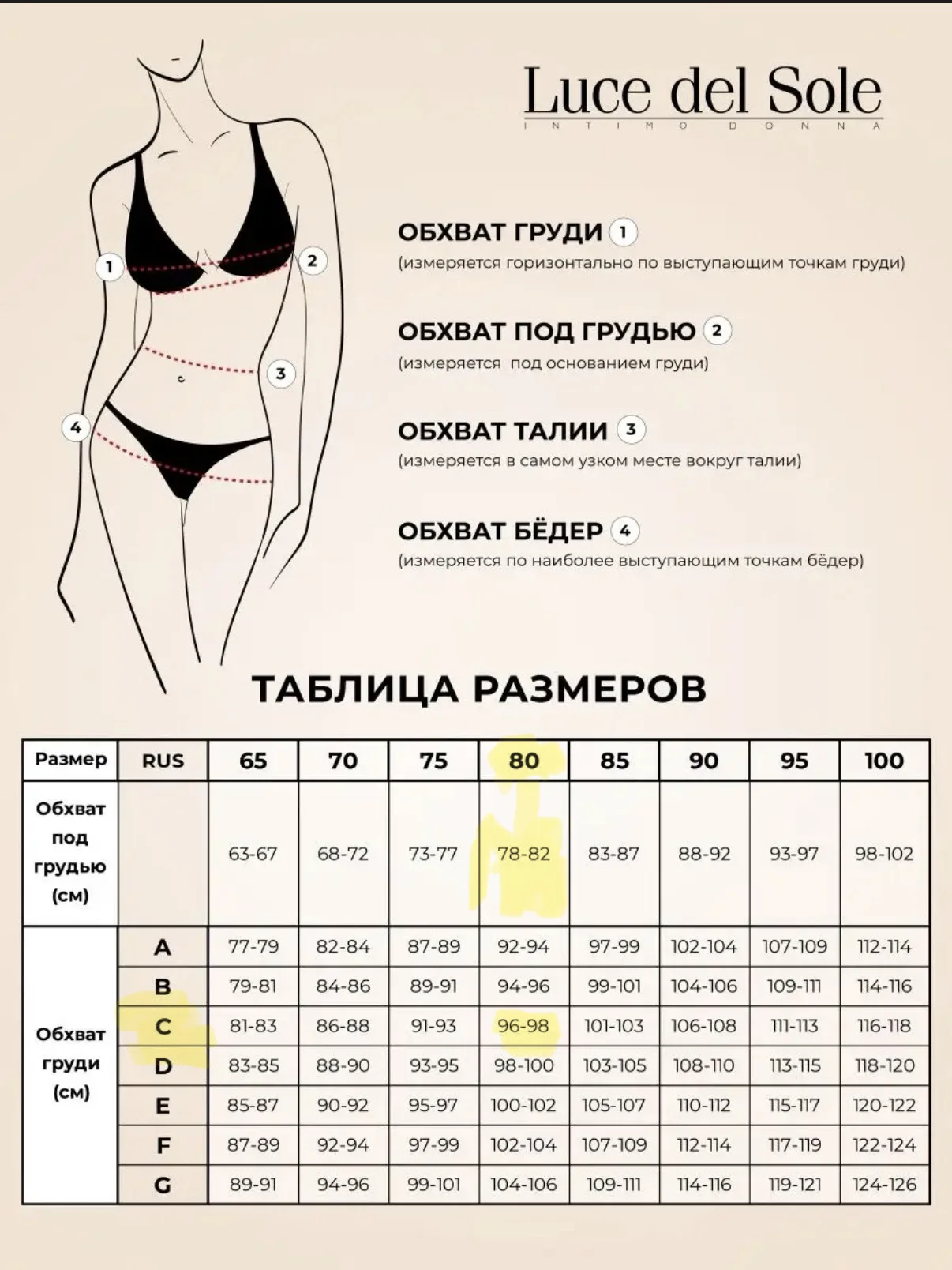 Женский черный бюстгальтер-бандо, 80С - миниатюра 3
