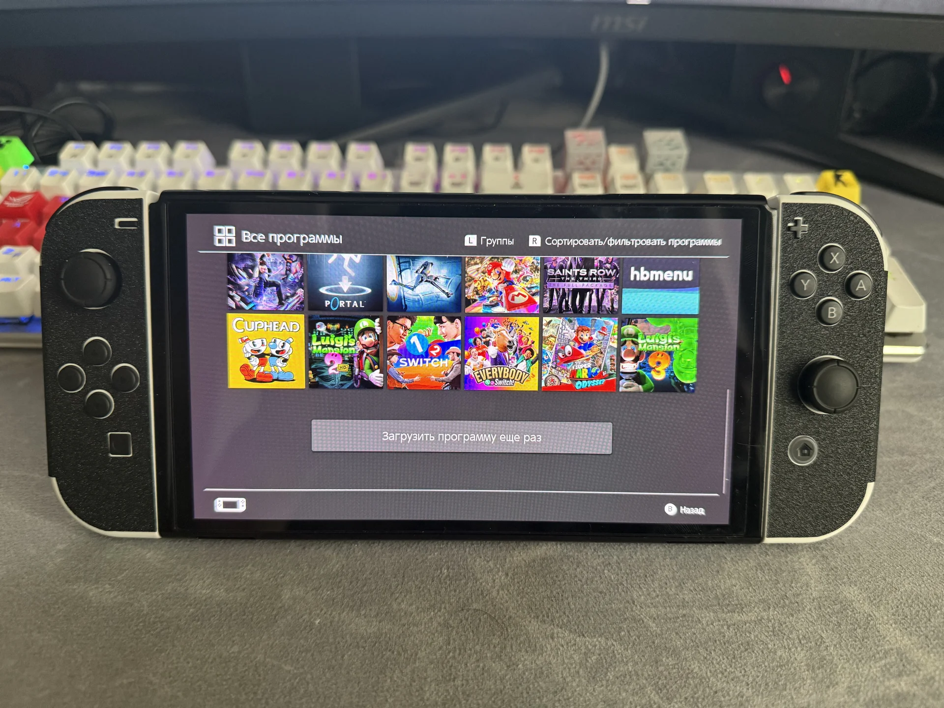 прошитый Nintendo Switch Oled топ комплект - миниатюра 8