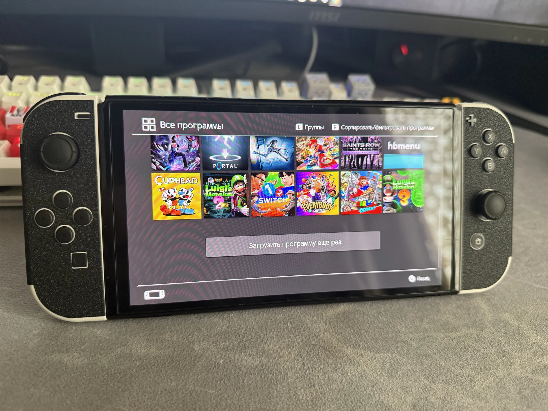 прошитый Nintendo Switch Oled топ комплект - миниатюра 9