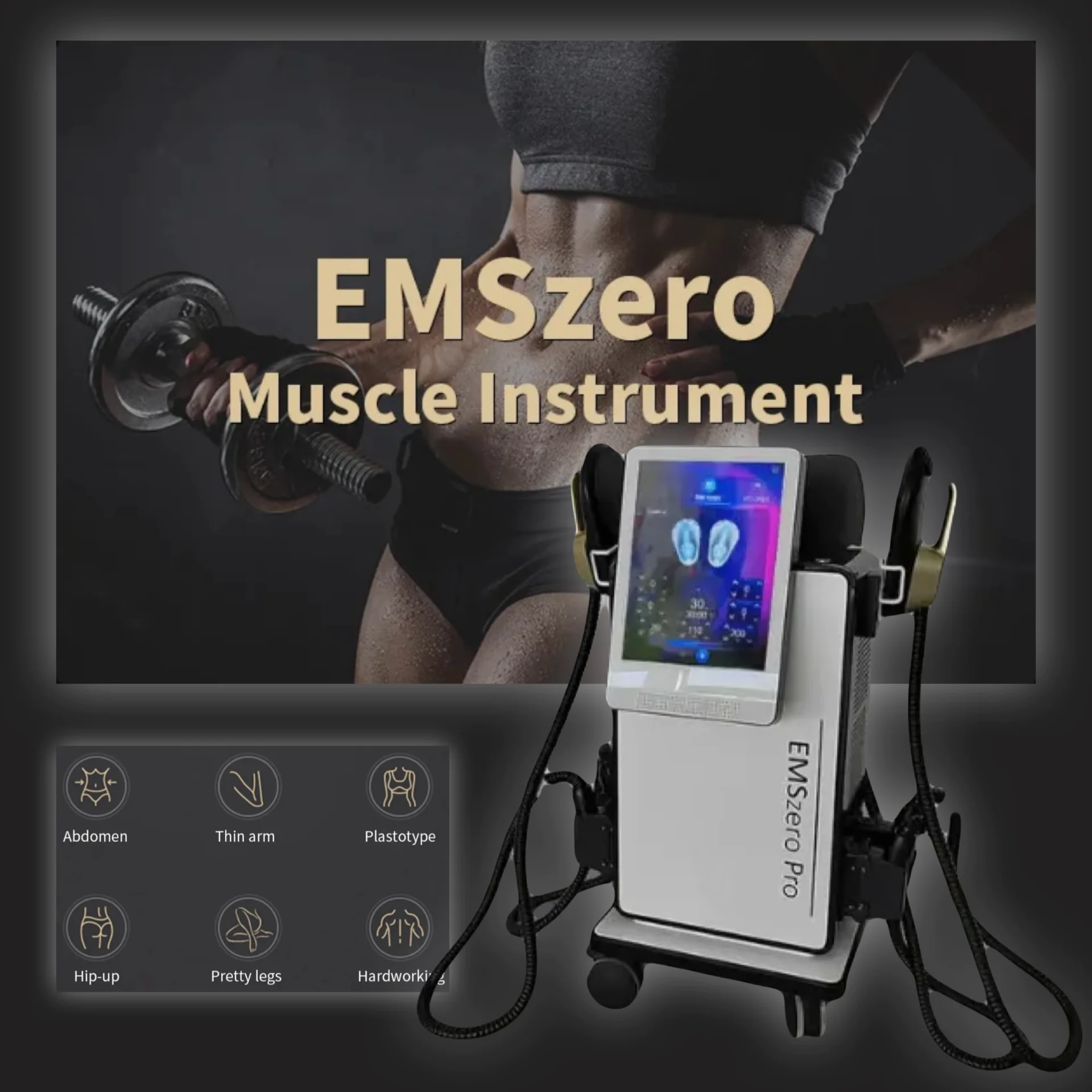 EMS zero Pro аппарат электромагнитной стимуляции м - миниатюра 14