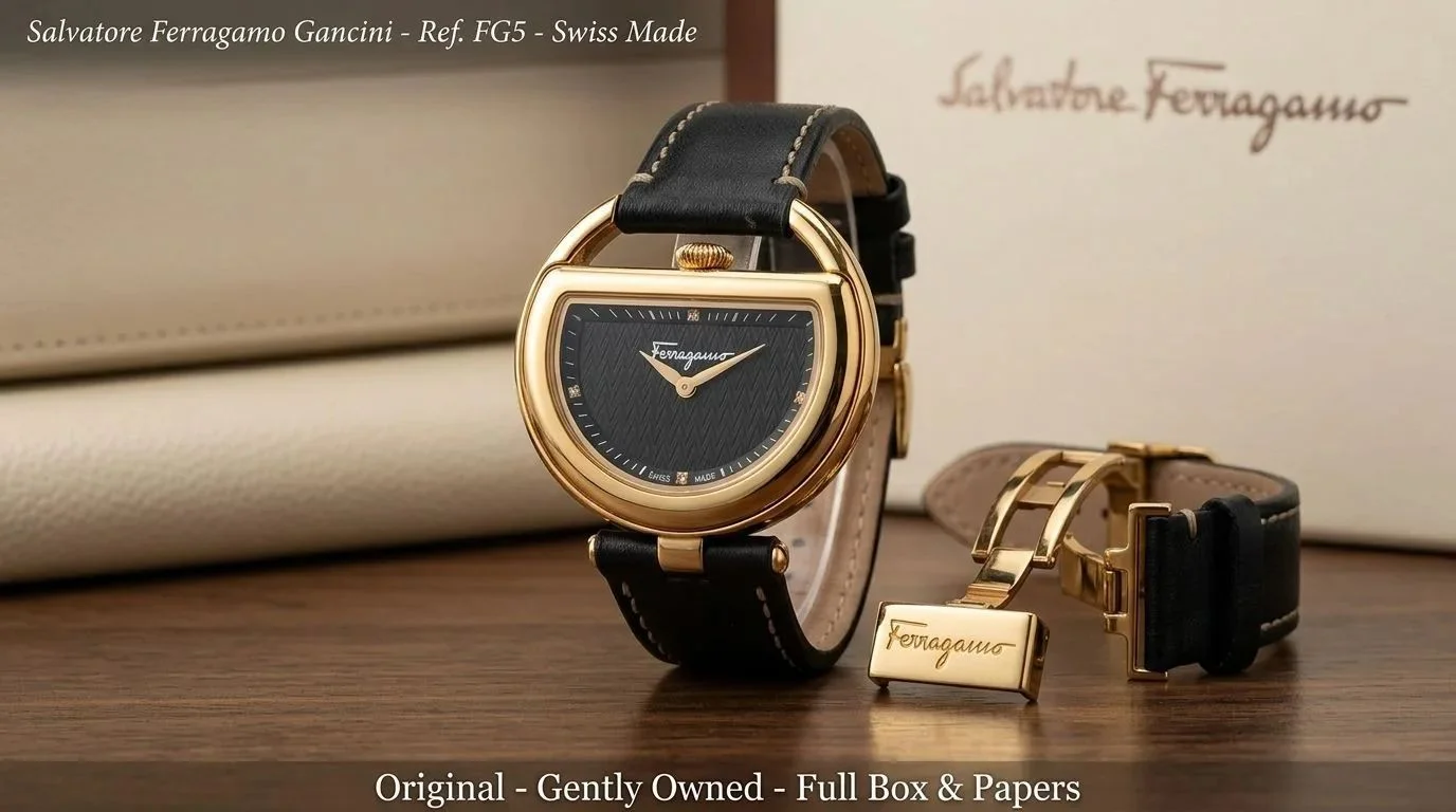 Salvatore ferragamo часы с бриллиантами - изображение 1