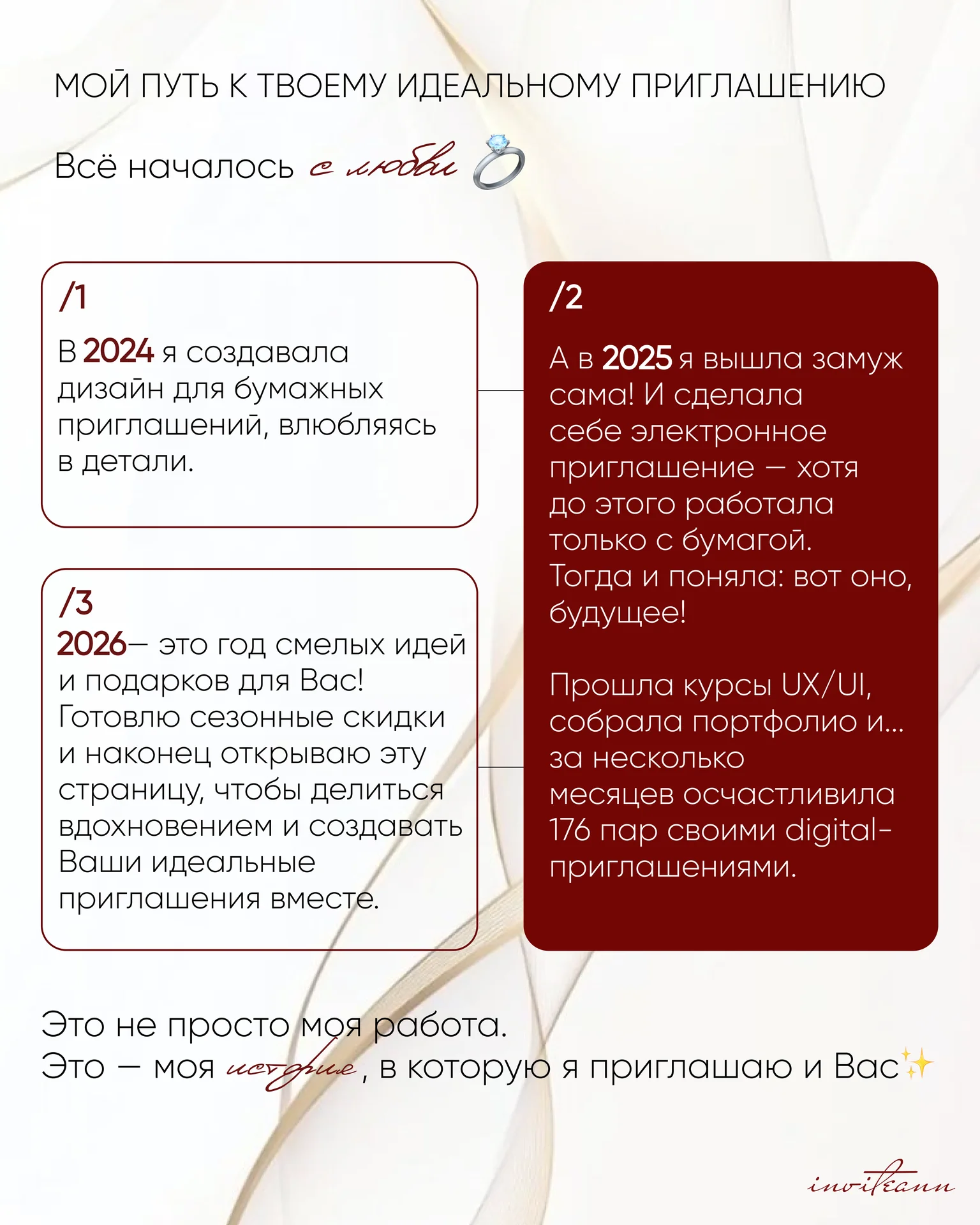 Элеткронное свадебное приглашение - миниатюра 5