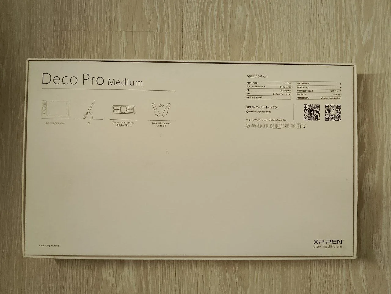 Графический планшет XP-Pen Deco Pro Medium - миниатюра 8