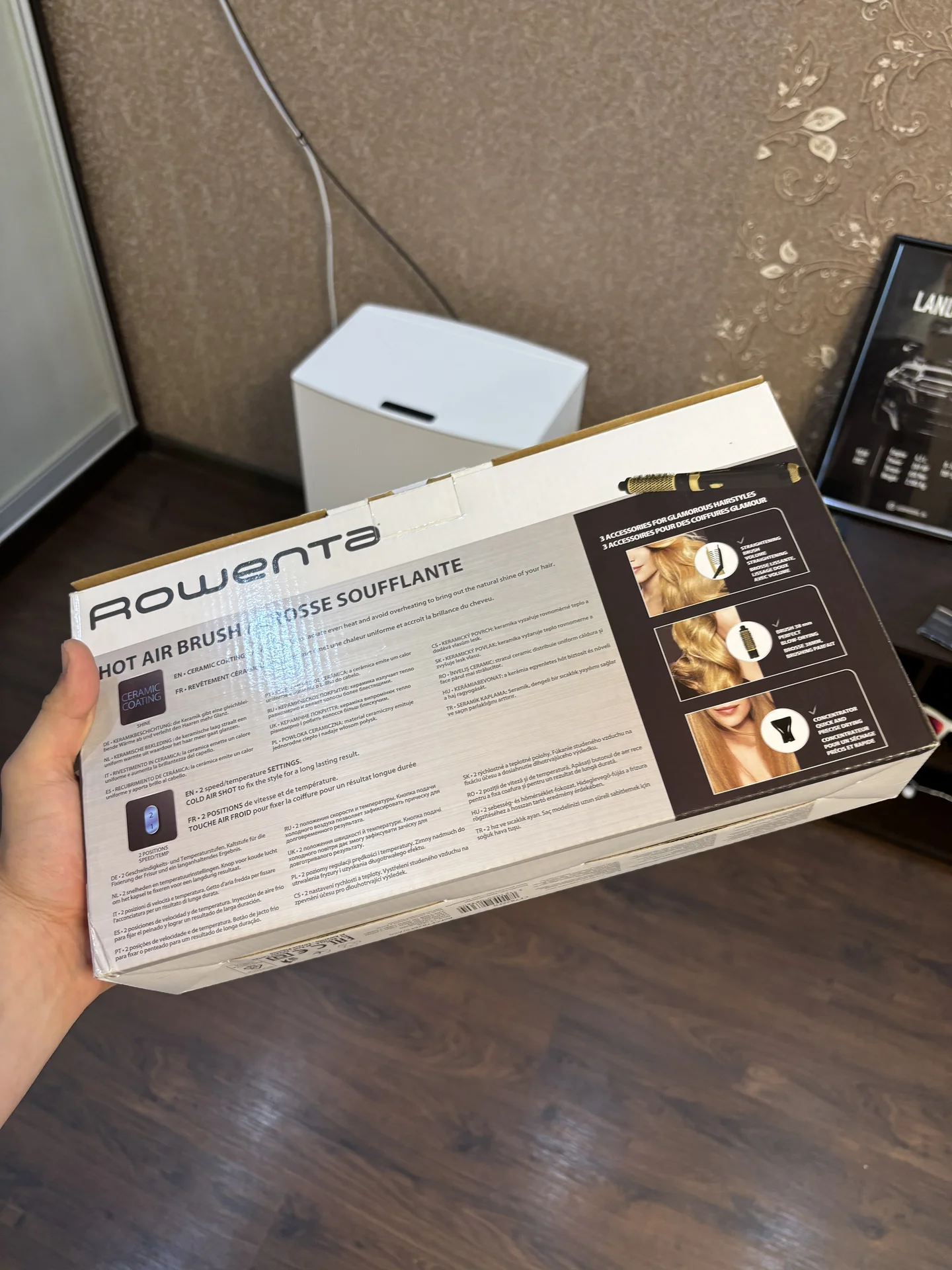 Фен-щетка ROWENTA CF7826F0 - миниатюра 2
