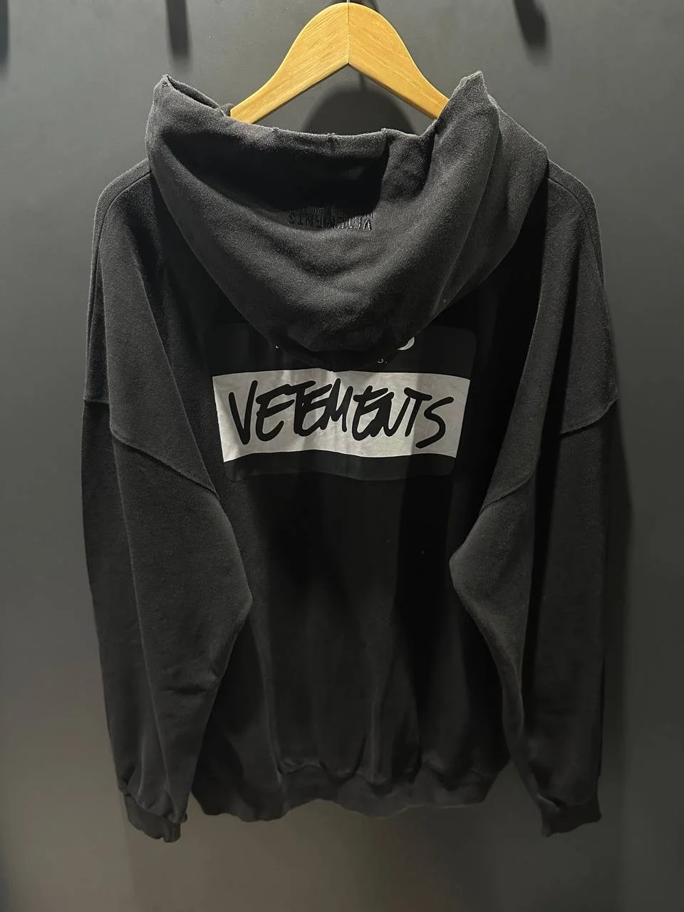 Зип худи vetements hello my name - изображение 1