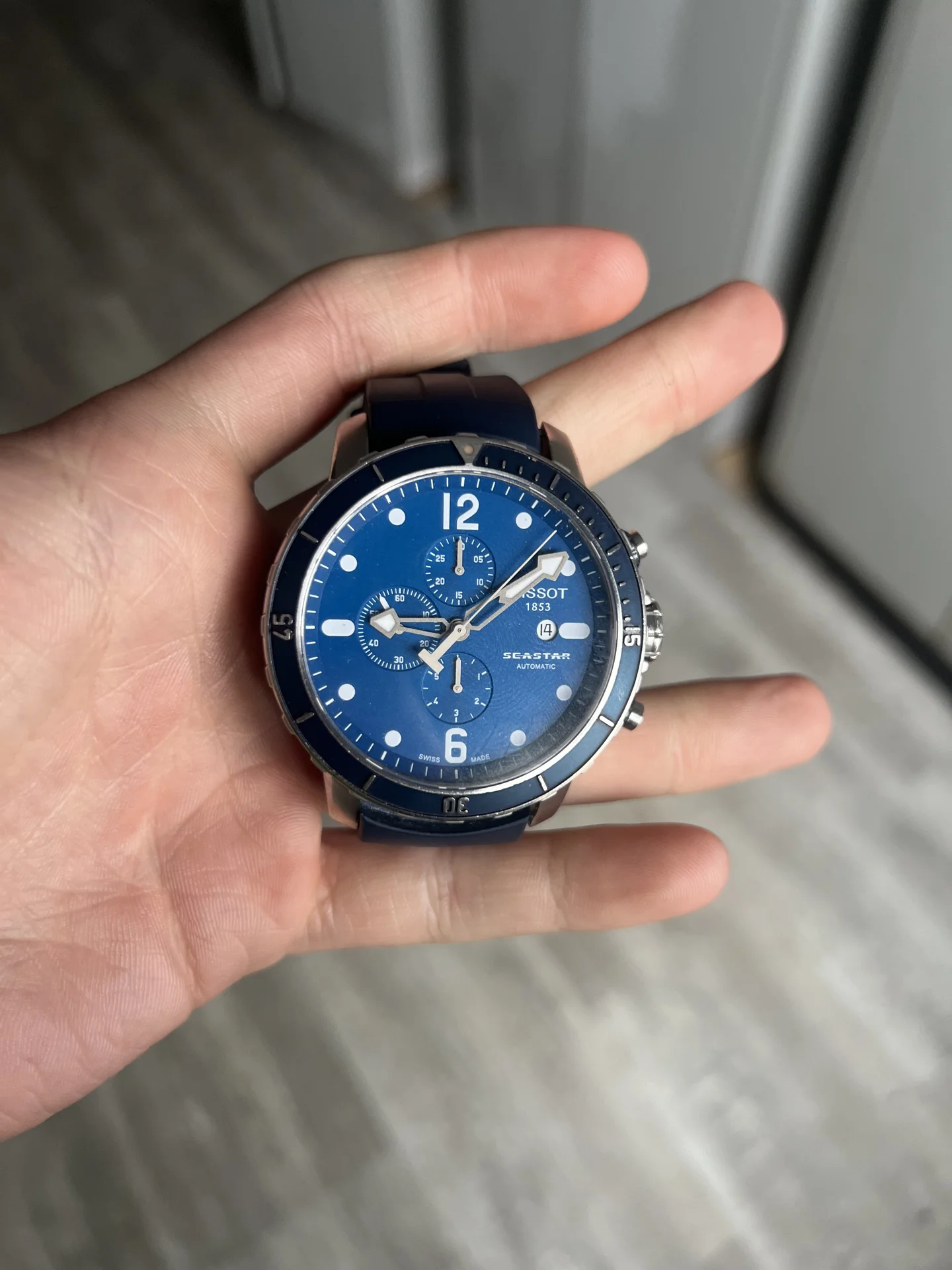 механические часы tissot seastar 1000 - изображение 1