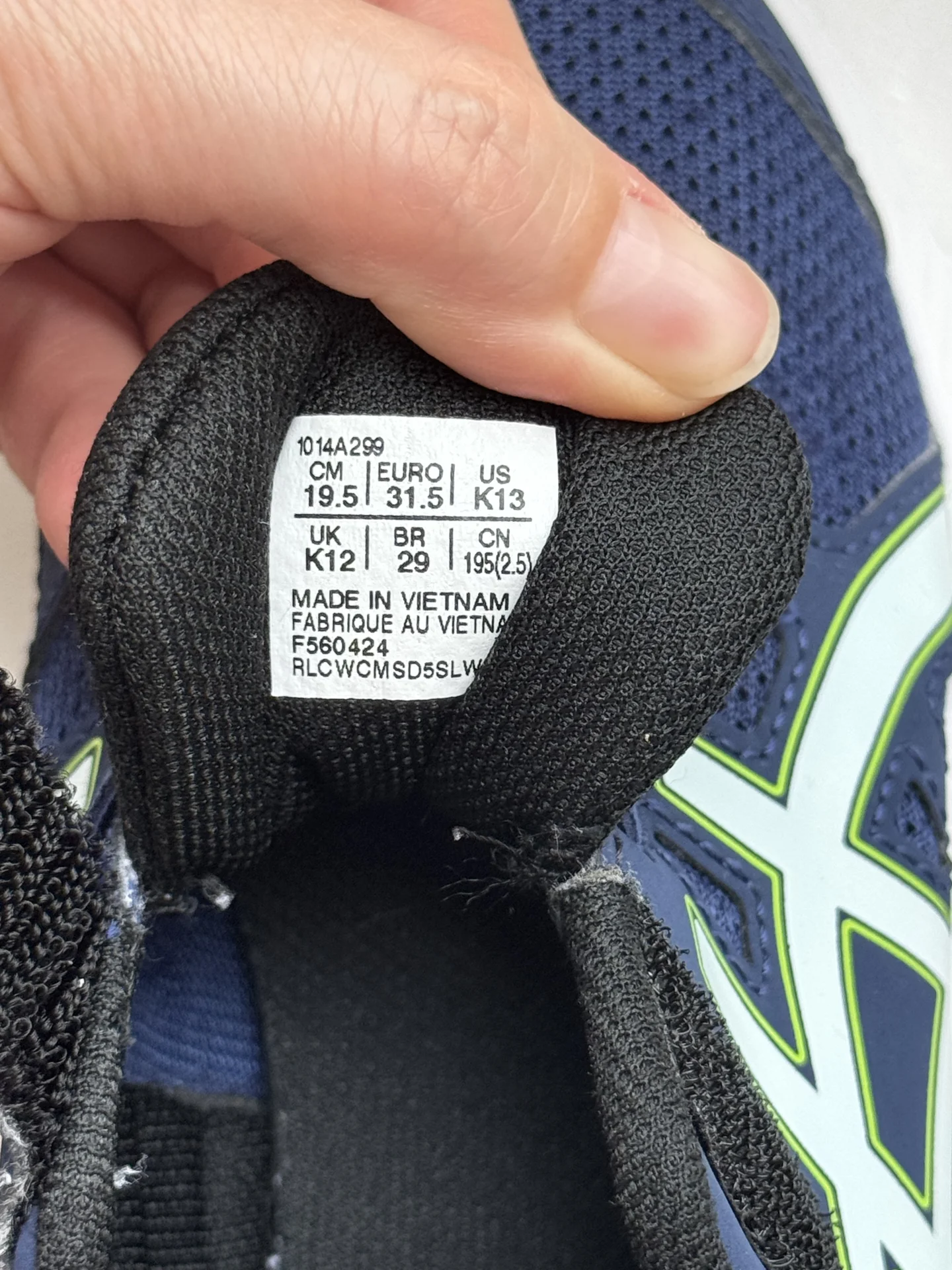 Кроссовки Asics Jolt 4 K13 (19.5 см стелька) - миниатюра 4