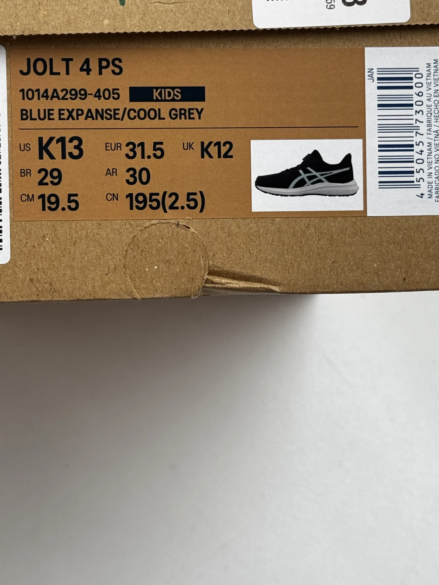 Кроссовки Asics Jolt 4 K13 (19.5 см стелька) - миниатюра 5
