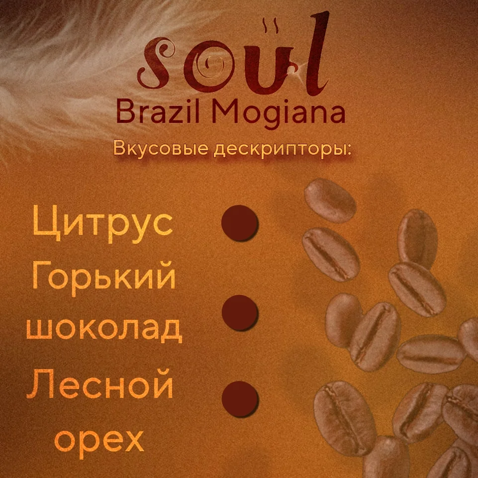 Кофе в зернах SOUL Alta Mogiana 250 гр. - миниатюра 6