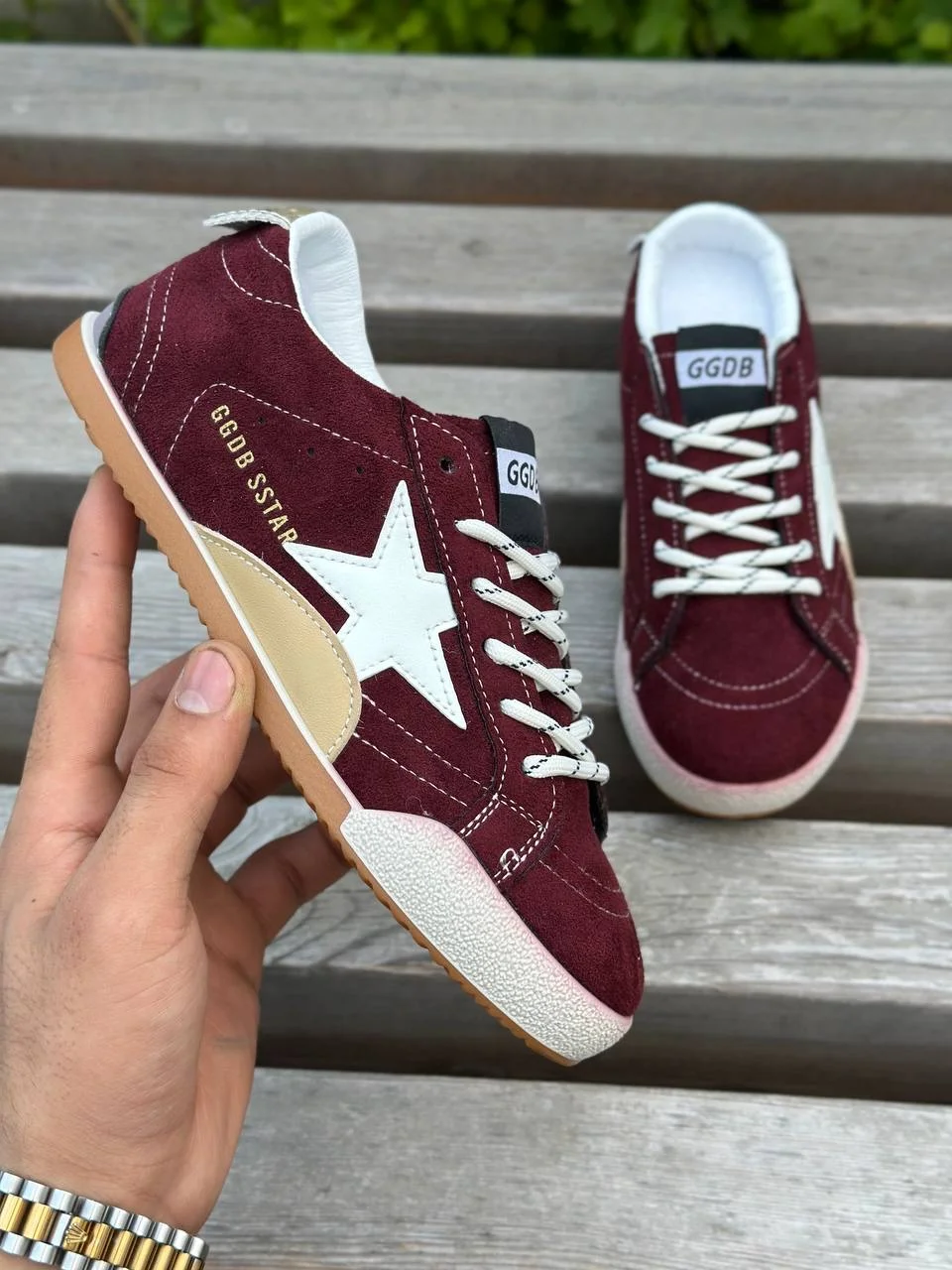Кеды женские golden goose super star - миниатюра 2