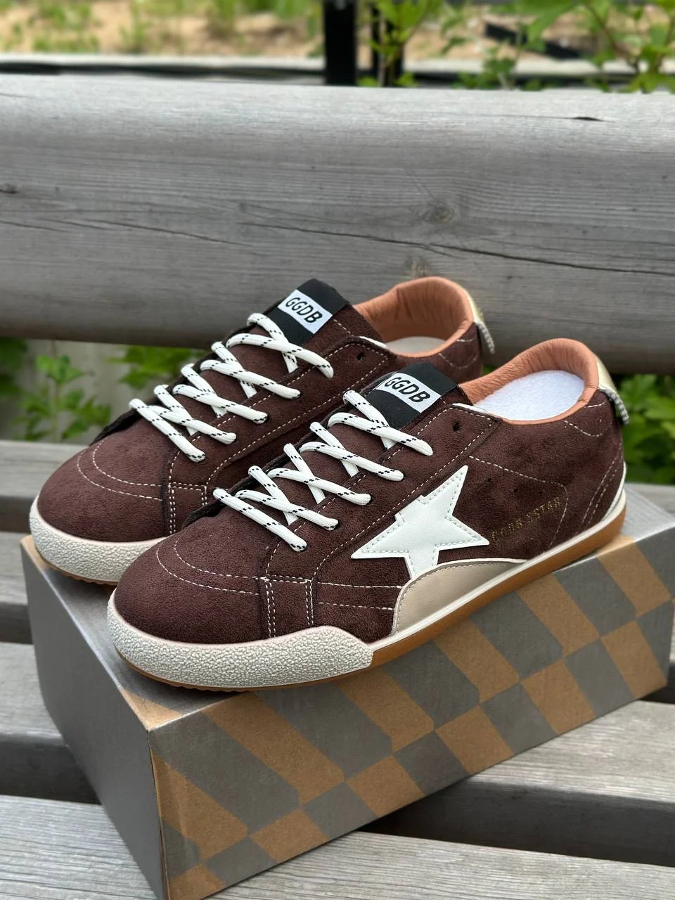 Кеды женские golden goose super star - миниатюра 15