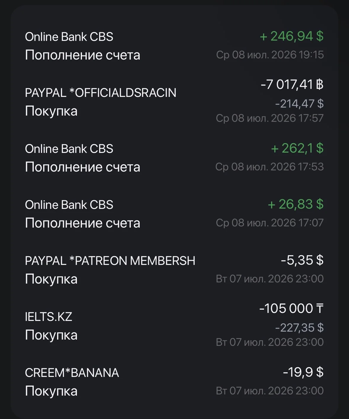 PayPal, Wise, IBAN, SWIFT, Оплата и переводы - миниатюра 3