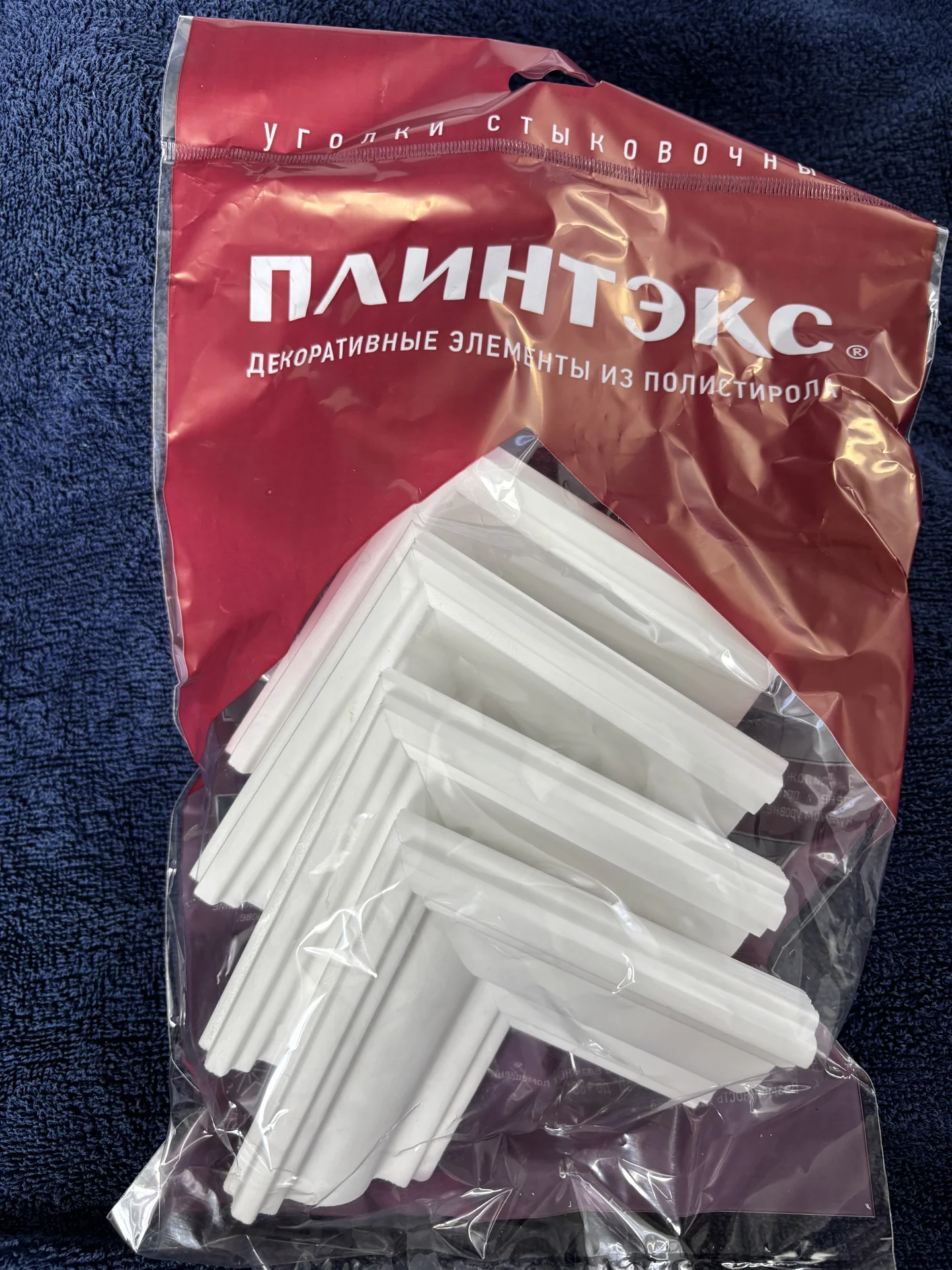 Угол внутренний для потолочного плинтуса - изображение 1