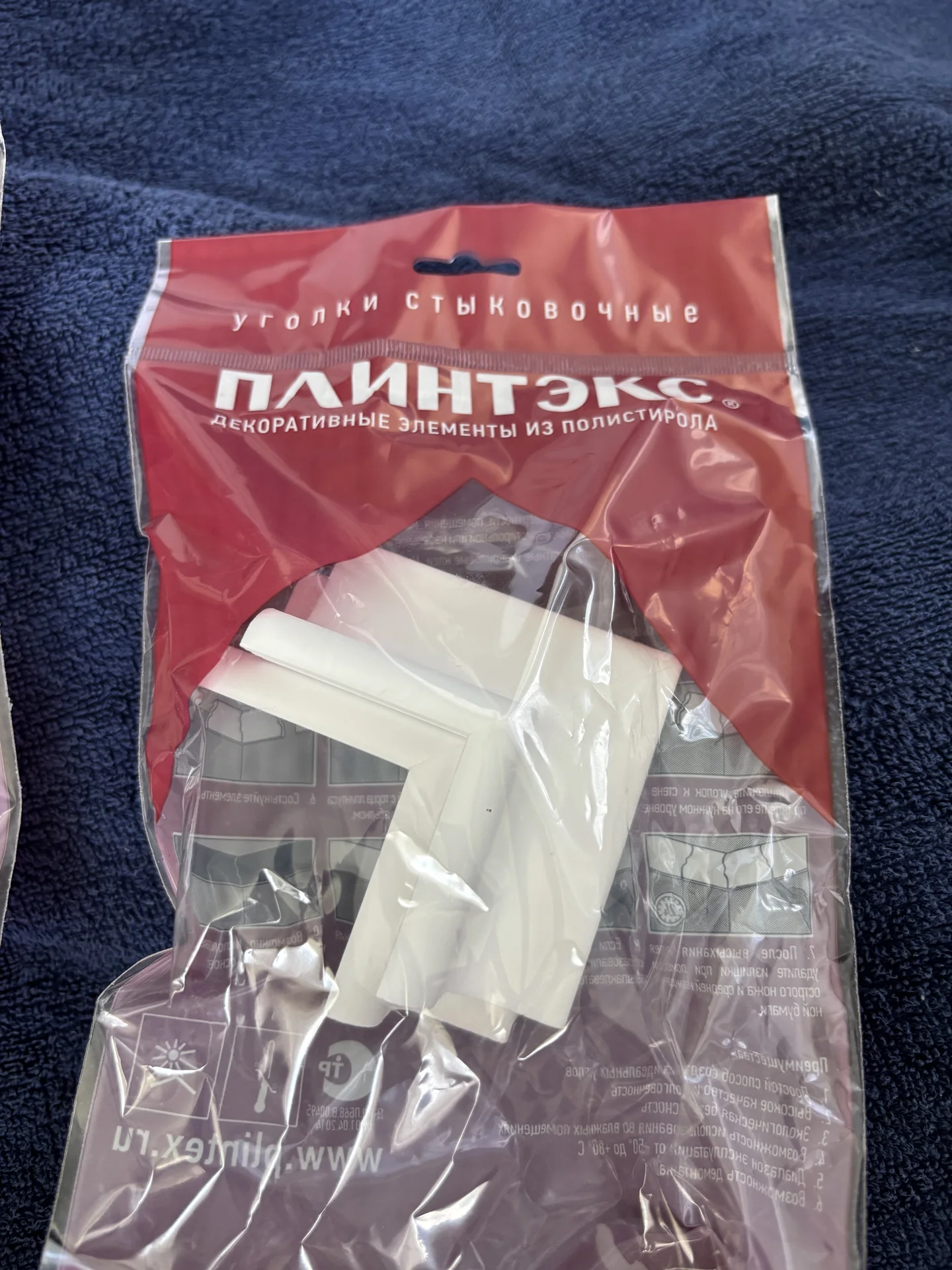 Угол внутренний для потолочного плинтуса - миниатюра 14