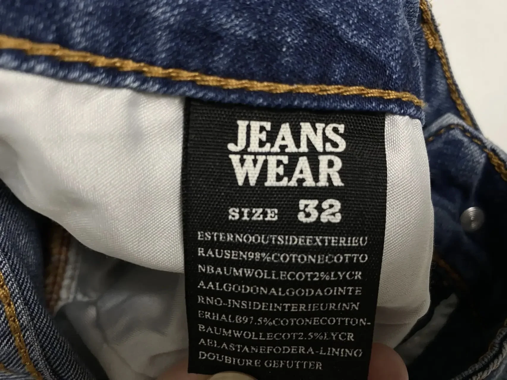 Мужские джинсы IDO jeans. Размер 32. Крой прямой - миниатюра 9