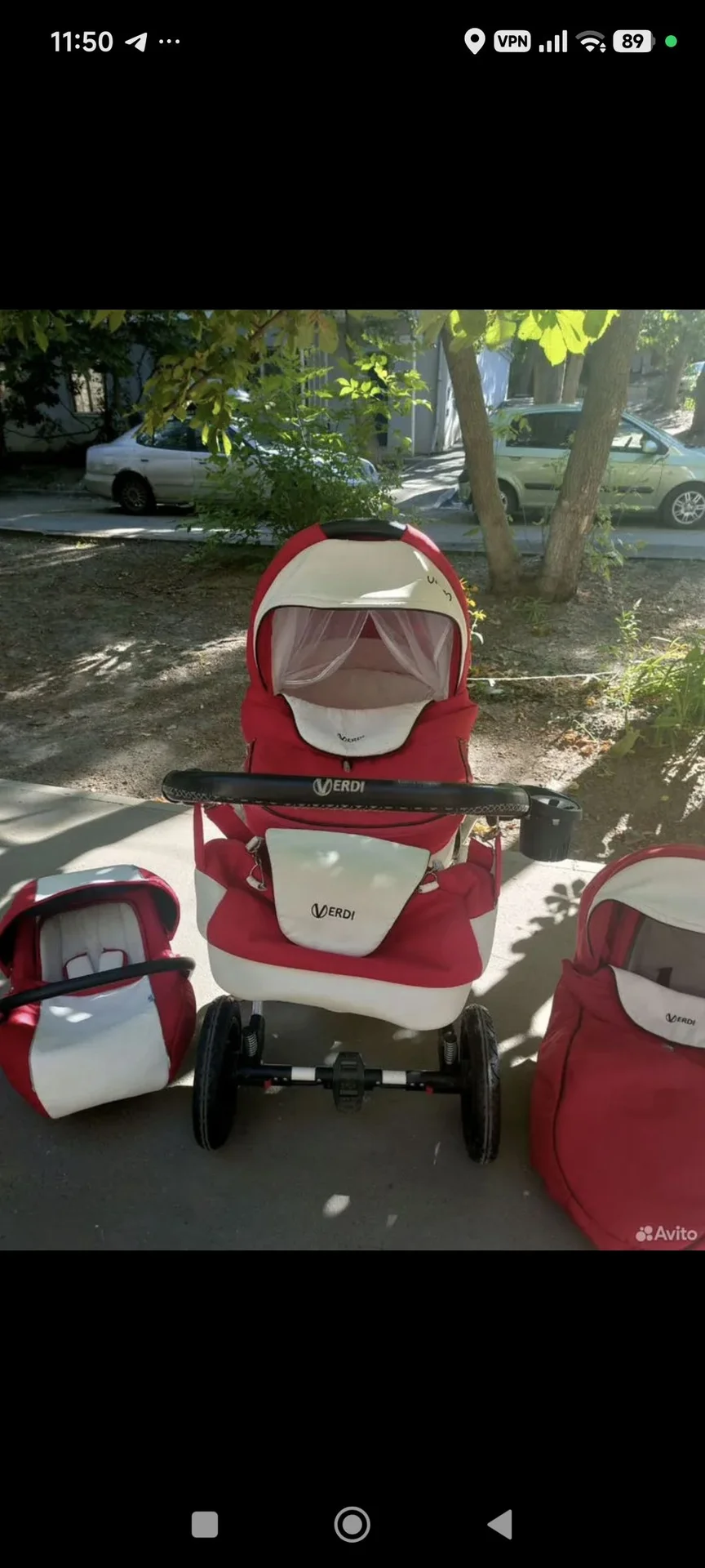 коляска 3 в 1 verdi vango - миниатюра 5
