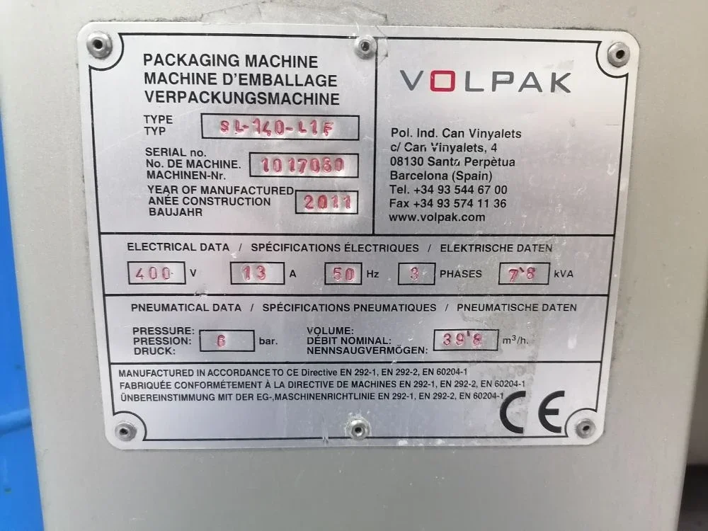 Продам Б/У автомат Дой-Пак VOLPAK SL-140-L1F с боковым штуцером. - миниатюра 2