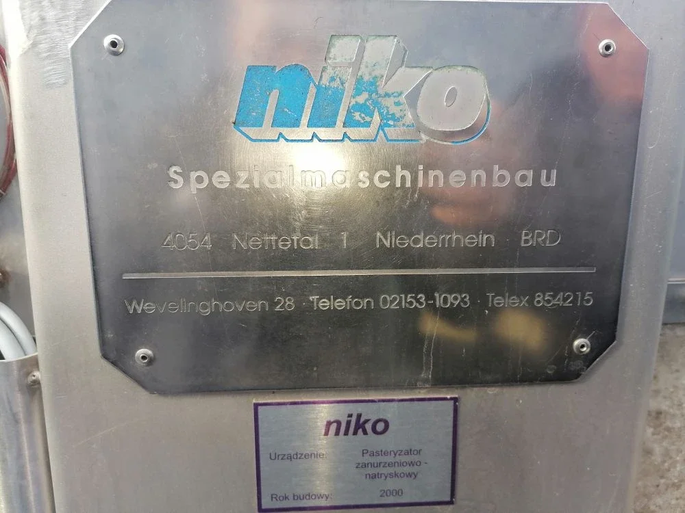 Б/У Распылительно-погружной пастеризатор NIKO - миниатюра 3