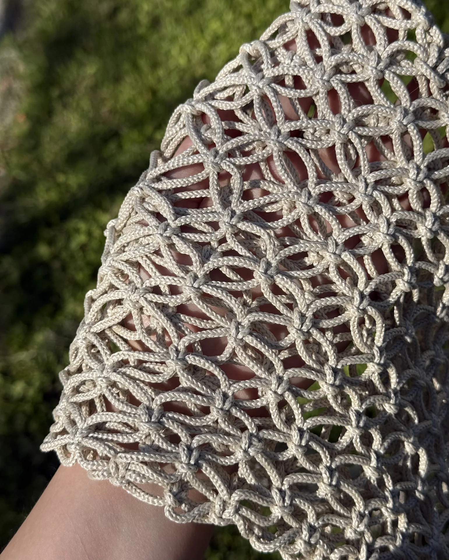 Сумка вязаная авоська - миниатюра 6
