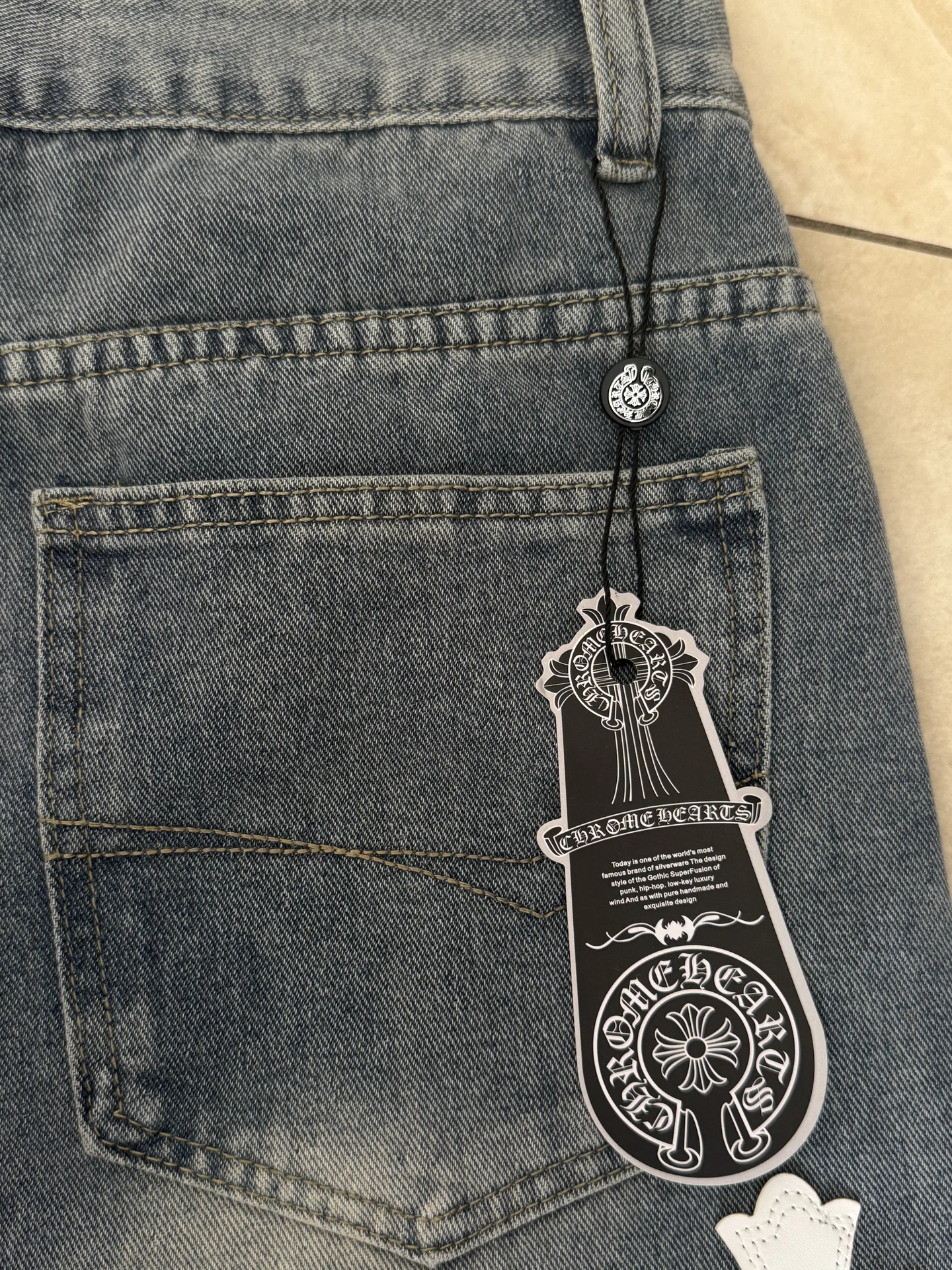 Мужские джинсы Chrome Hearts - миниатюра 2