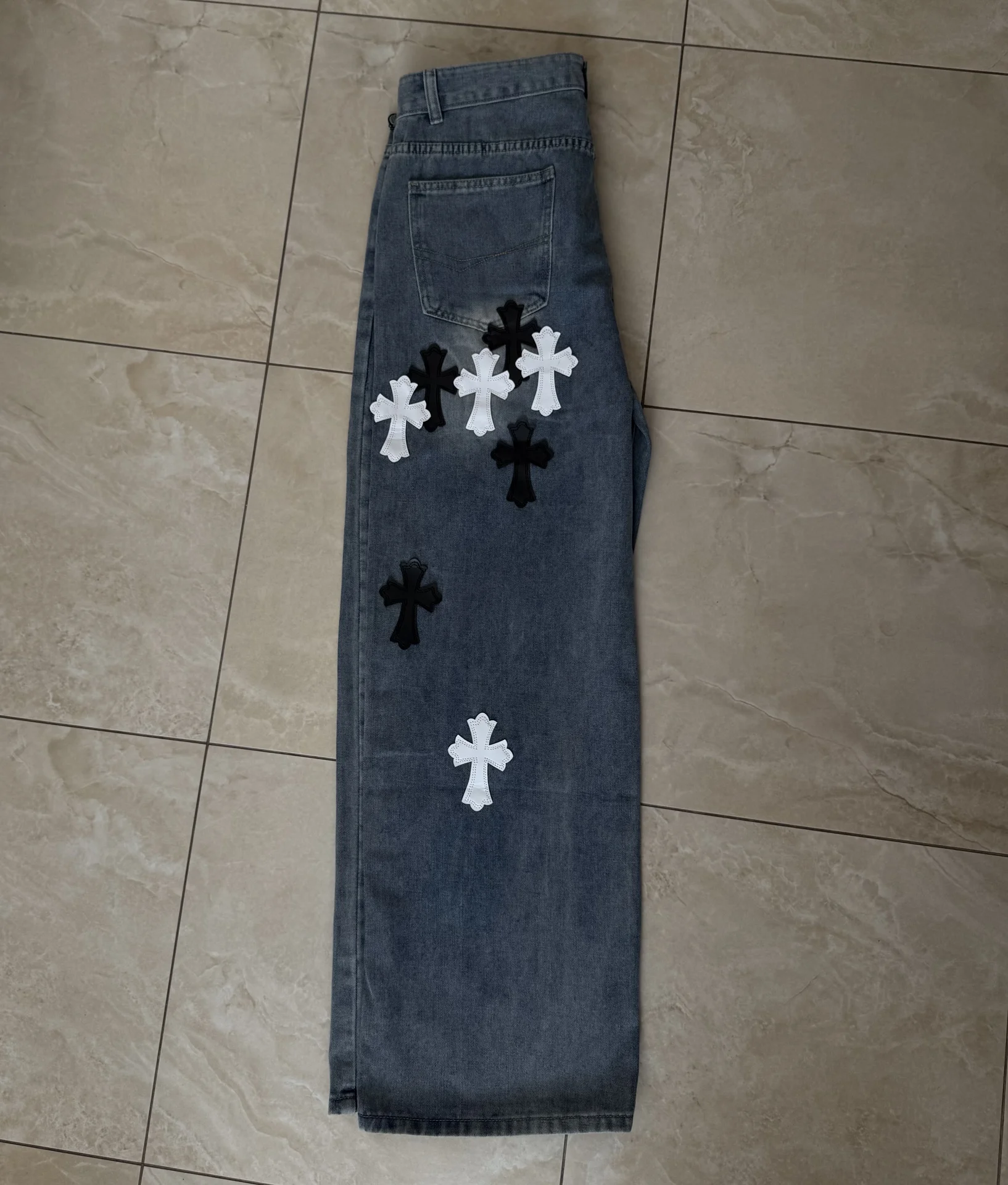 Мужские джинсы Chrome Hearts - миниатюра 4