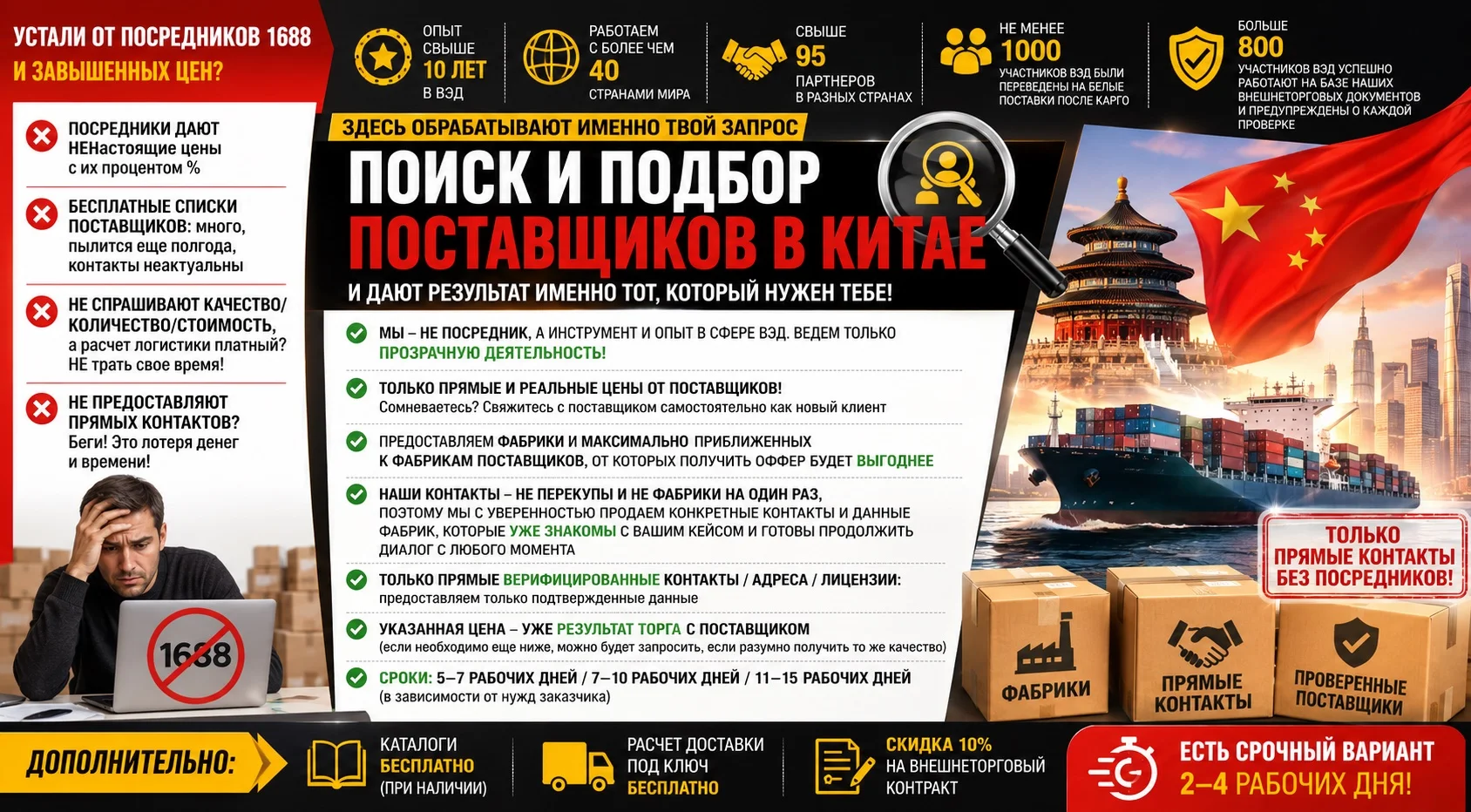 Поиск и подбор поставщиков в Китае - миниатюра 2