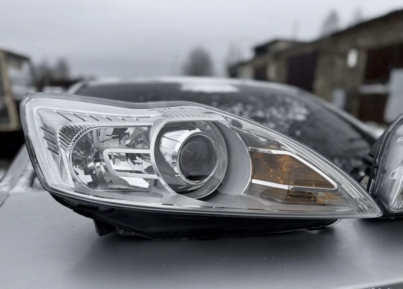 Фары Форд фокус 2 BI LED  рестайлинг - миниатюра 2