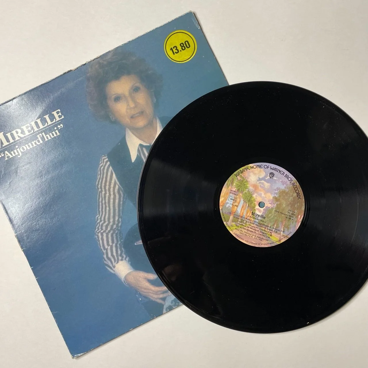 Винтажная виниловая пластинка LP Mireille Aujourd'hui (France 1975) - миниатюра 3