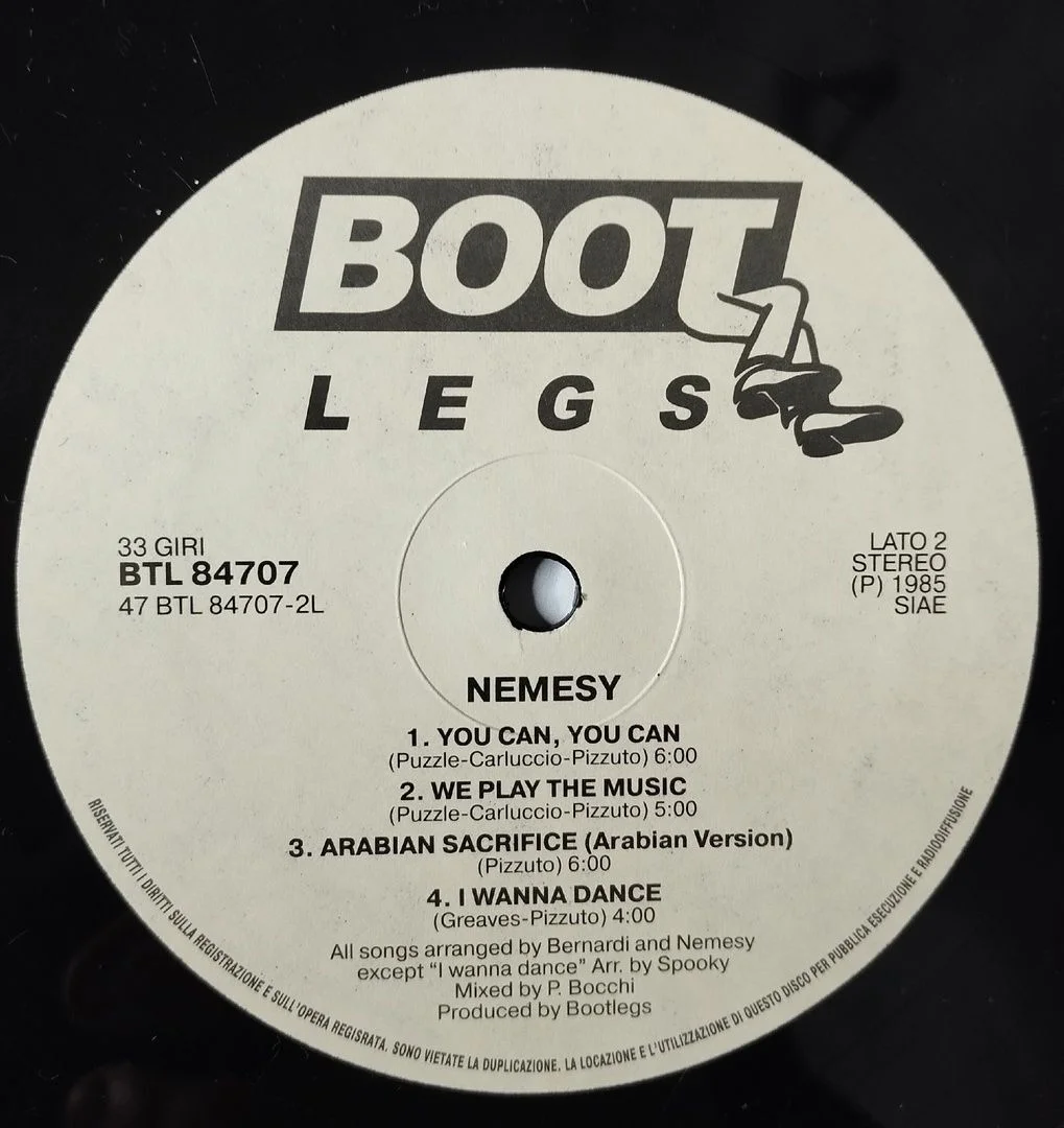 Винтажная виниловая пластинка LP Nemesy (Россия 2016) Бутлег - миниатюра 5