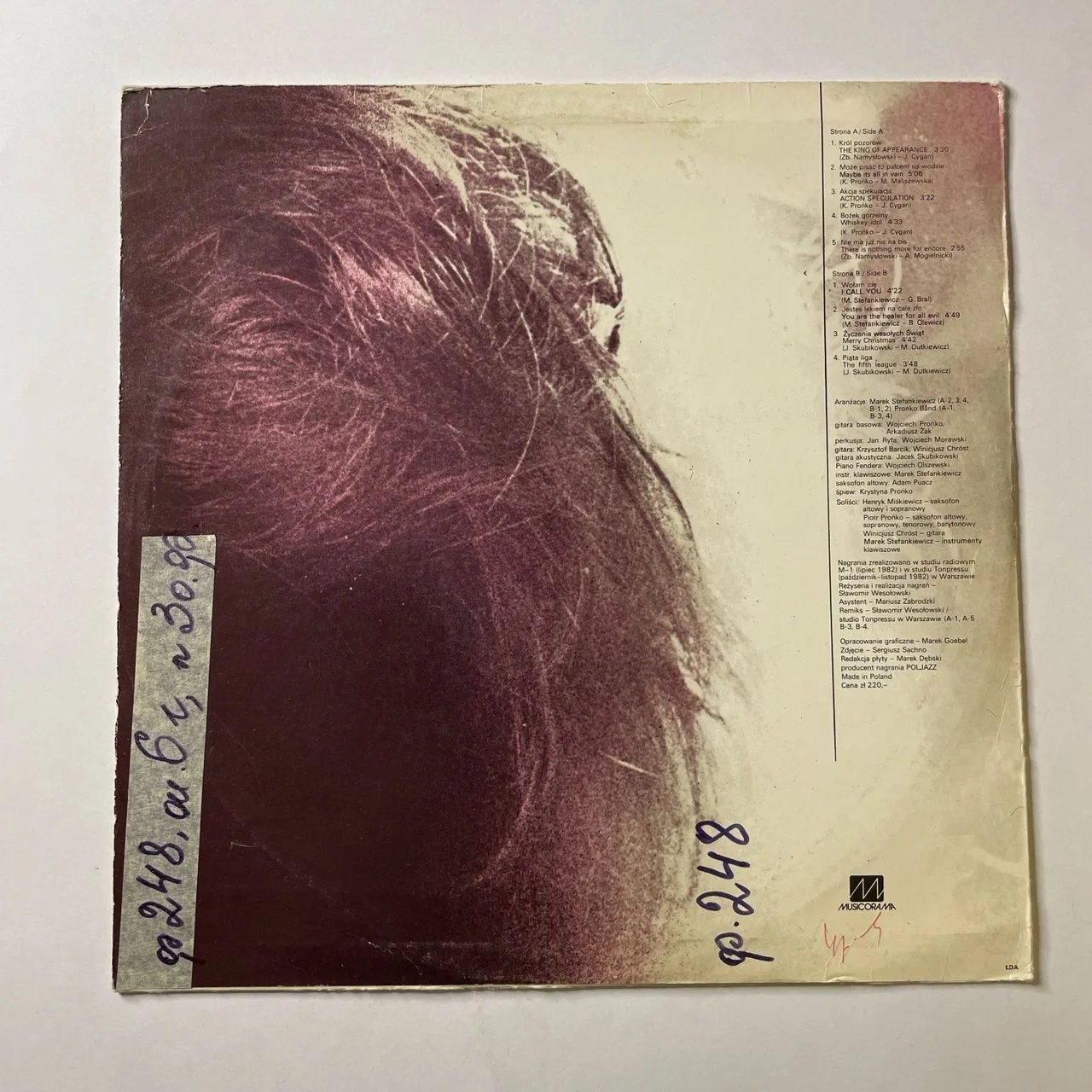 Винтажная виниловая пластинка LP Krystyna Pronko (Польша 1983) - миниатюра 2