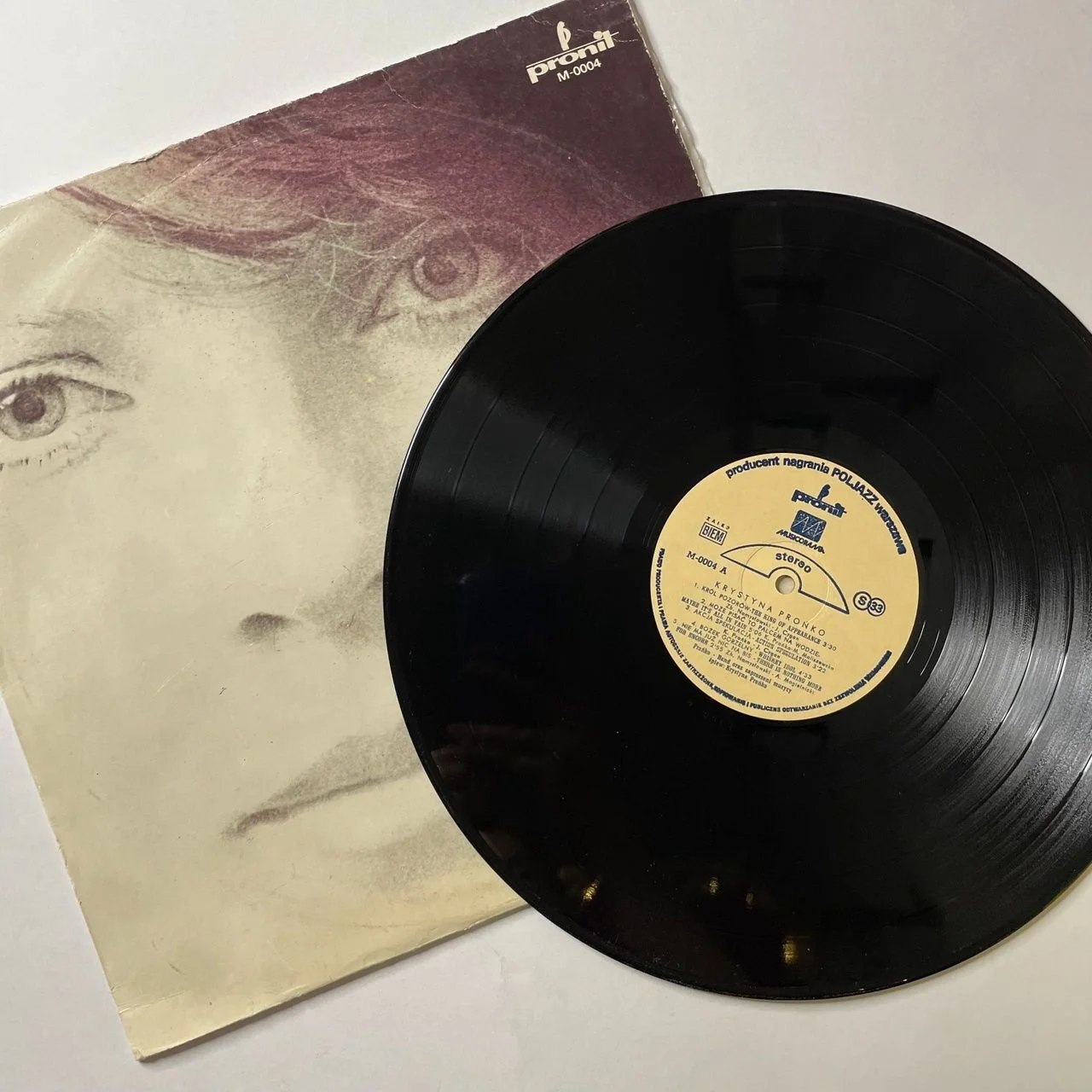 Винтажная виниловая пластинка LP Krystyna Pronko (Польша 1983) - миниатюра 3