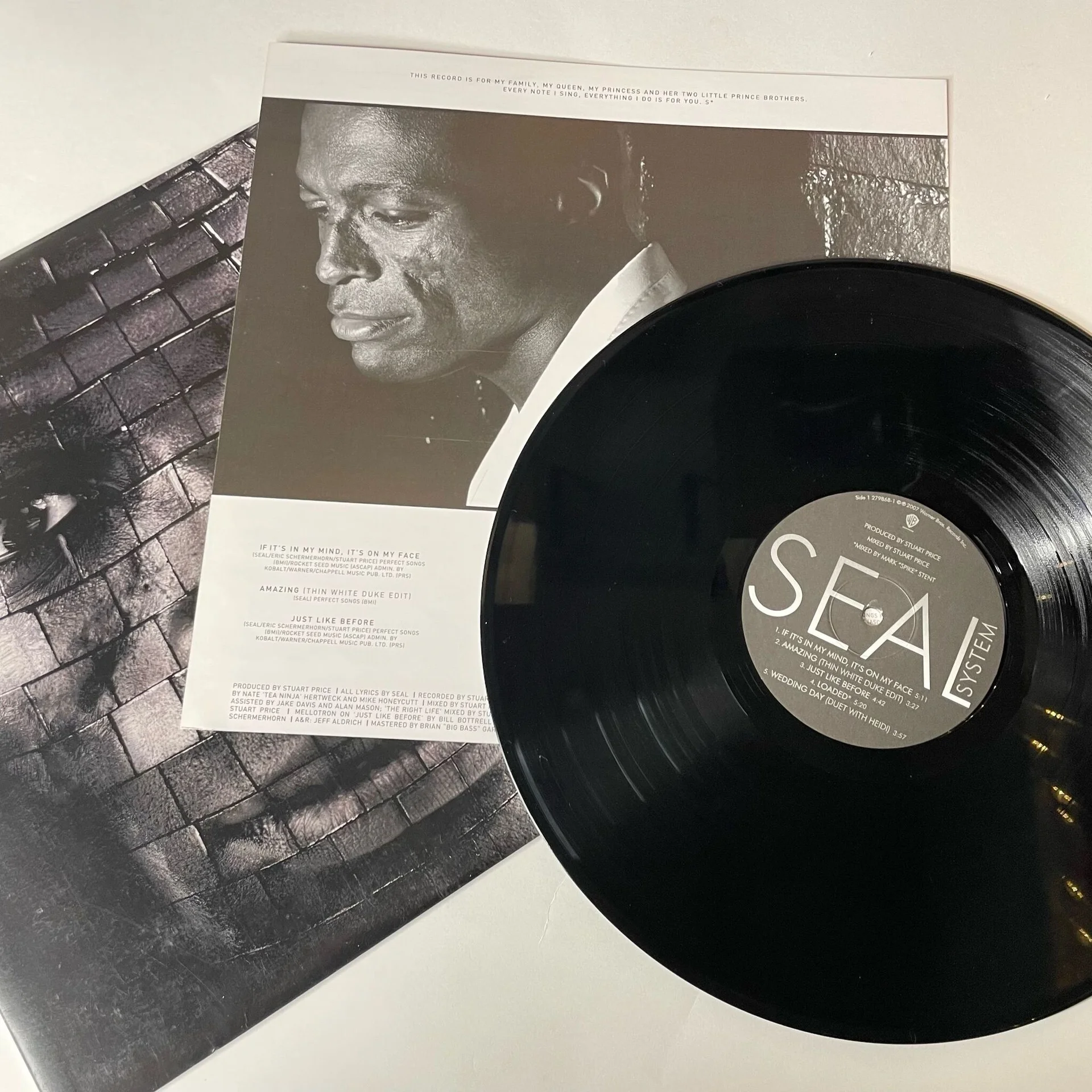Винтажная виниловая пластинка LP Seal System (USA 2007) - миниатюра 3