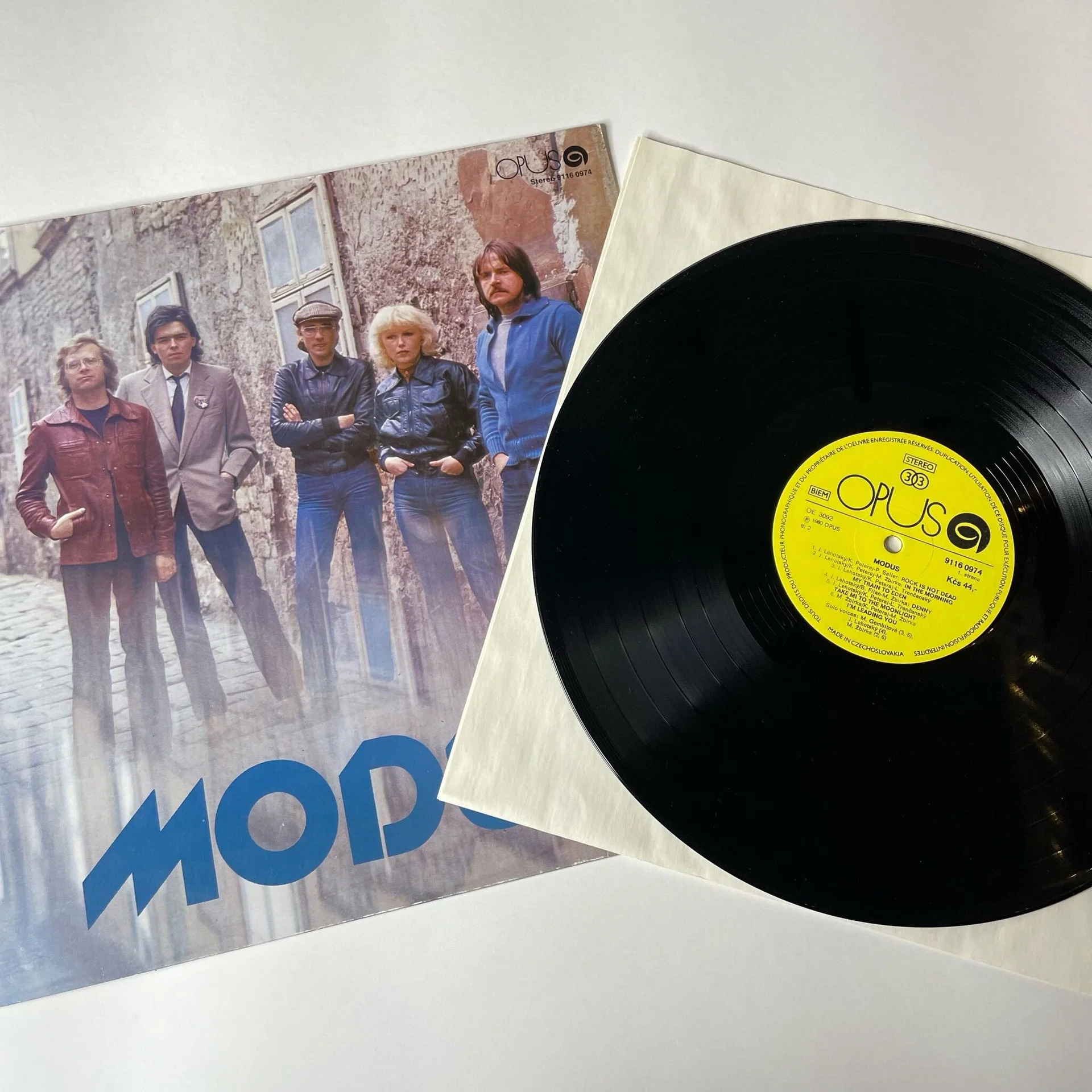Винтажная виниловая пластинка LP Modus (Чехословакия 1981) - миниатюра 3
