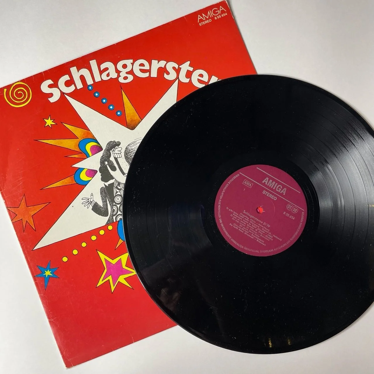 Винтажная виниловая пластинка LP Schlagersterne 2/79 (ГДР 1979) - миниатюра 3