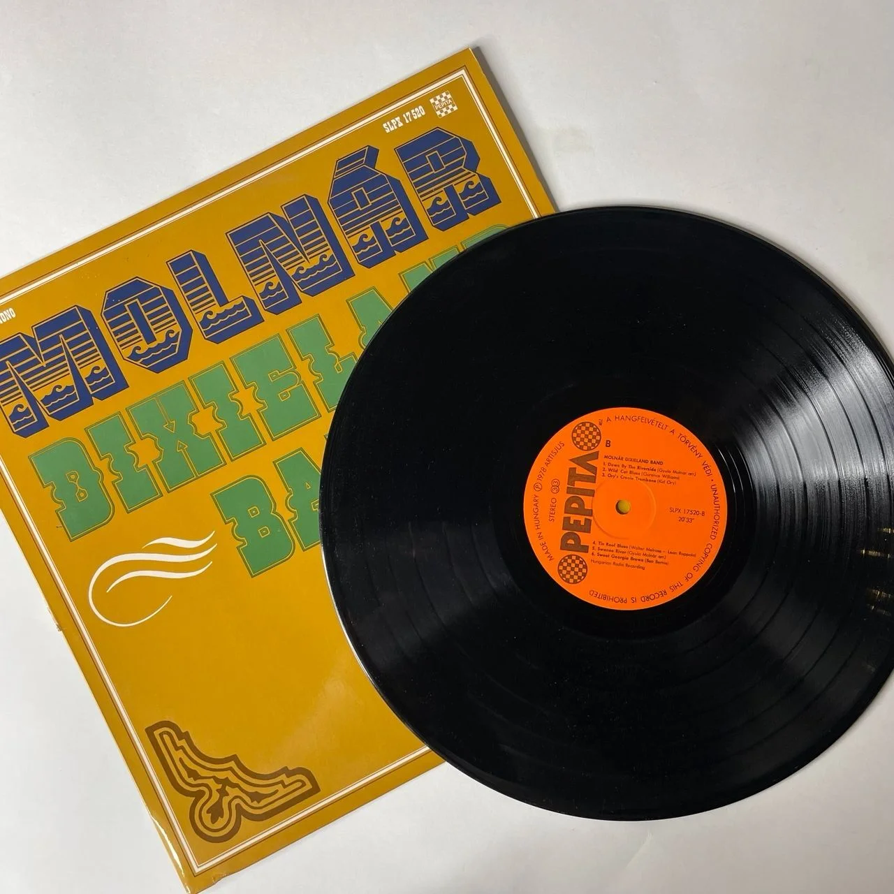 Винтажная виниловая пластинка Molnar Dixieland Band (Венгрия 1978) - миниатюра 3