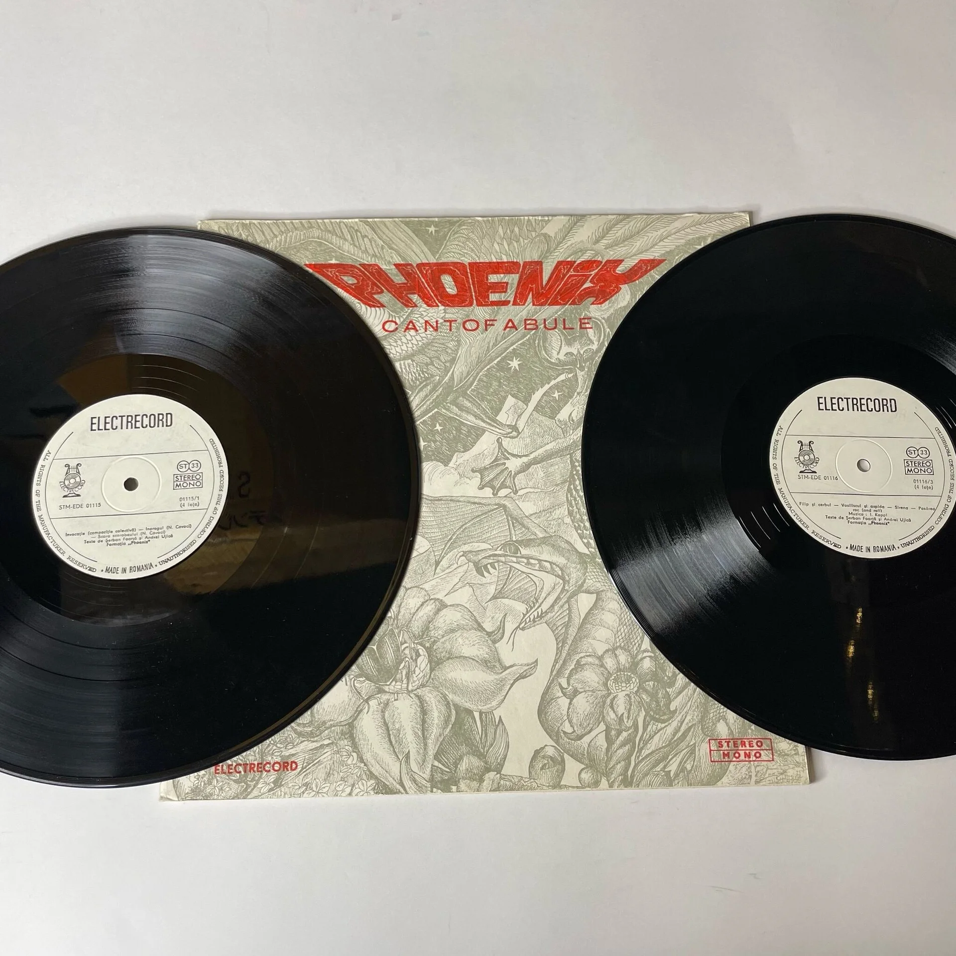 Винтажная виниловая пластинка LP Phoenix Cantofabule (Румыния 1976) - миниатюра 4