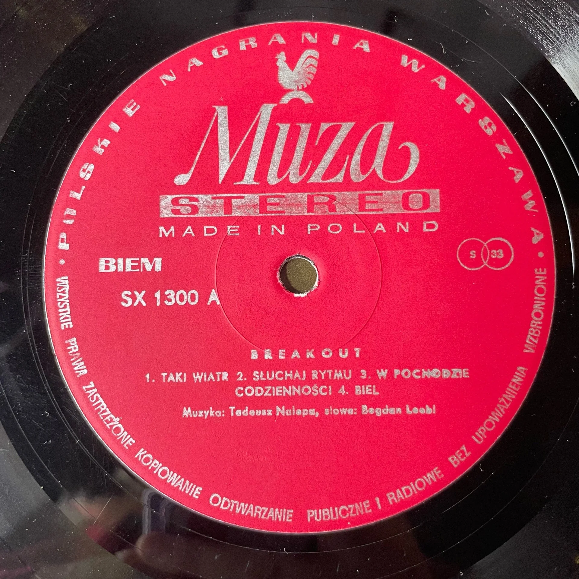 Винтажная виниловая пластинка LP Breakout NOL (Польша 1976) - миниатюра 4