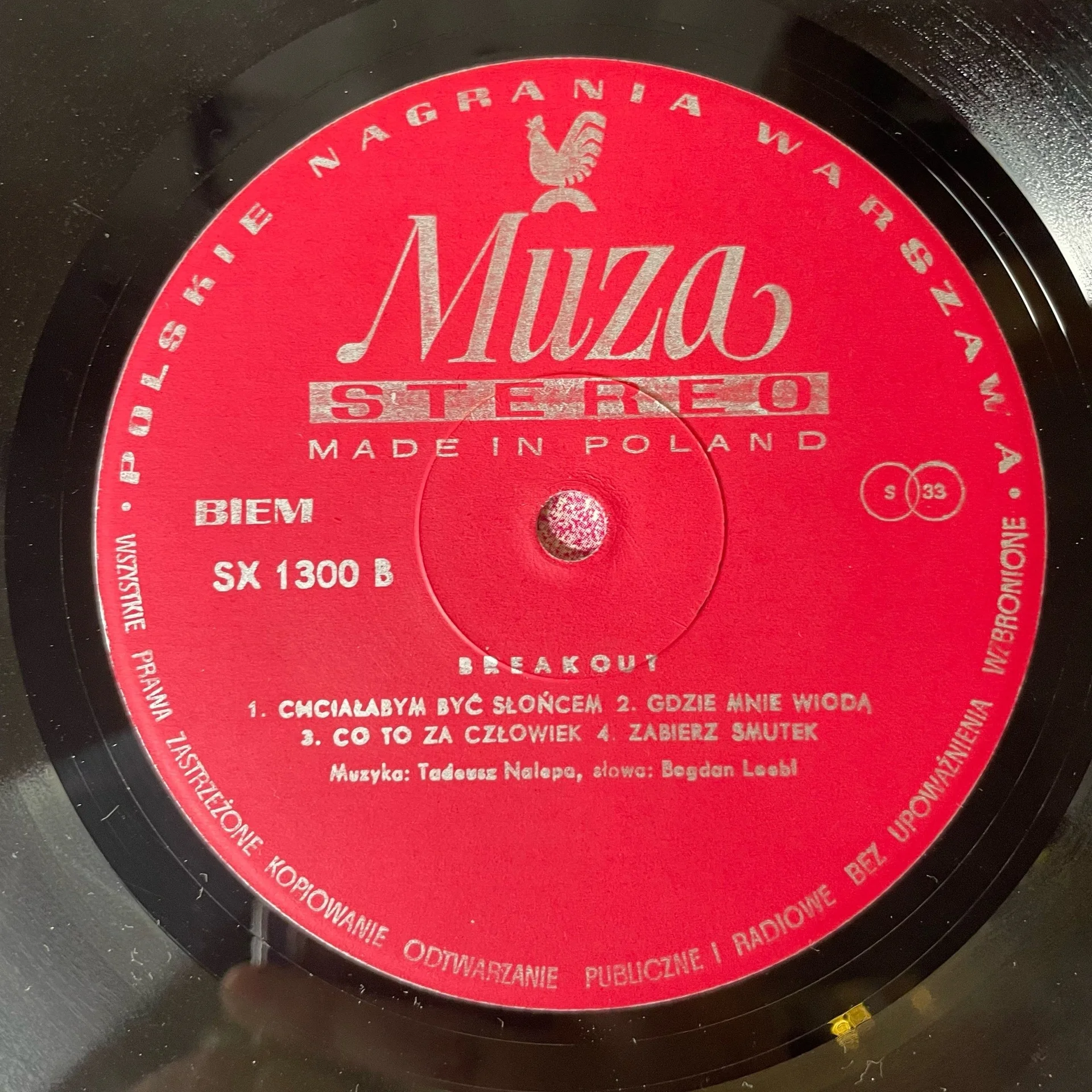 Винтажная виниловая пластинка LP Breakout NOL (Польша 1976) - миниатюра 5