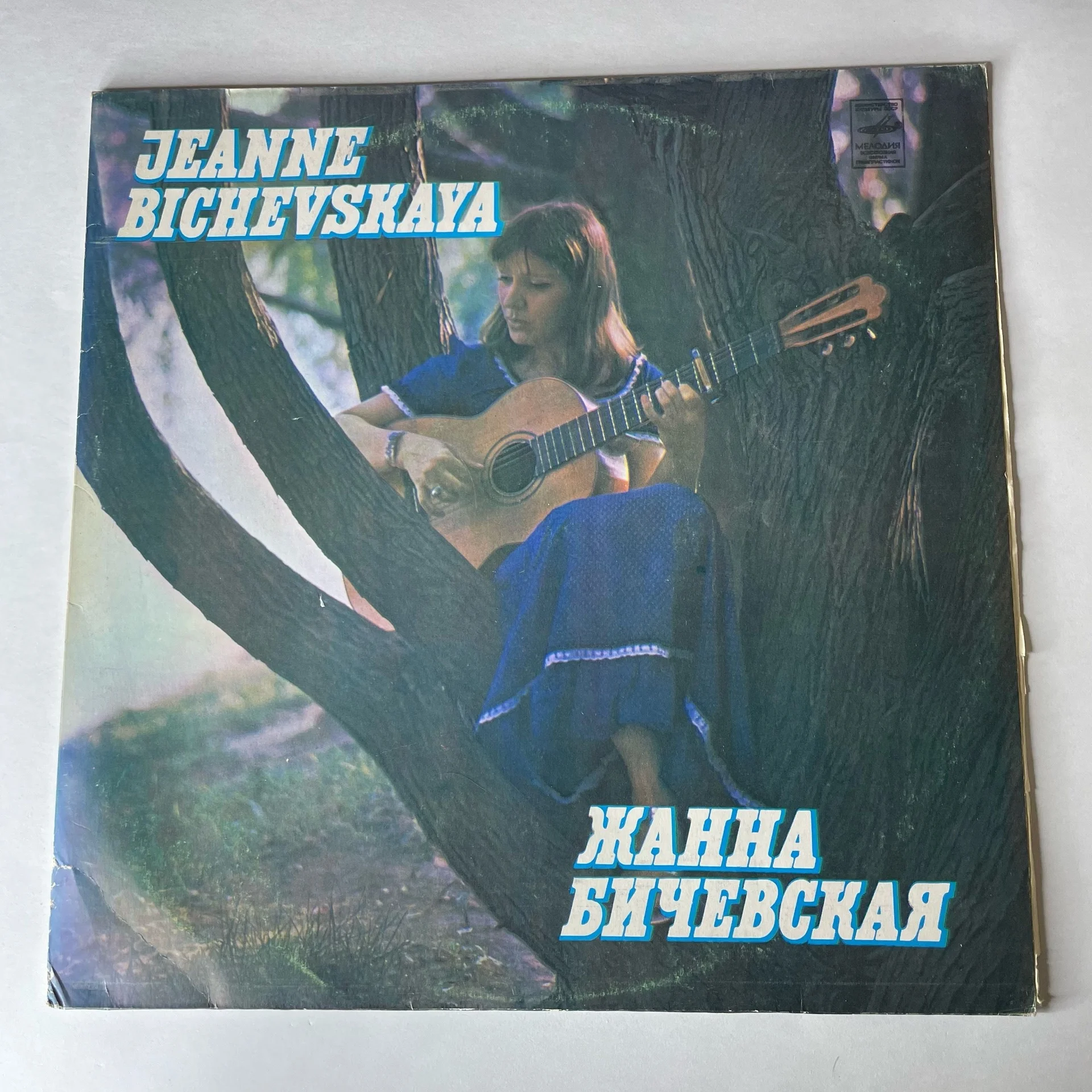 Винтажная виниловая пластинка LP Жанна Бичевская (СССР 1980) - миниатюра 4