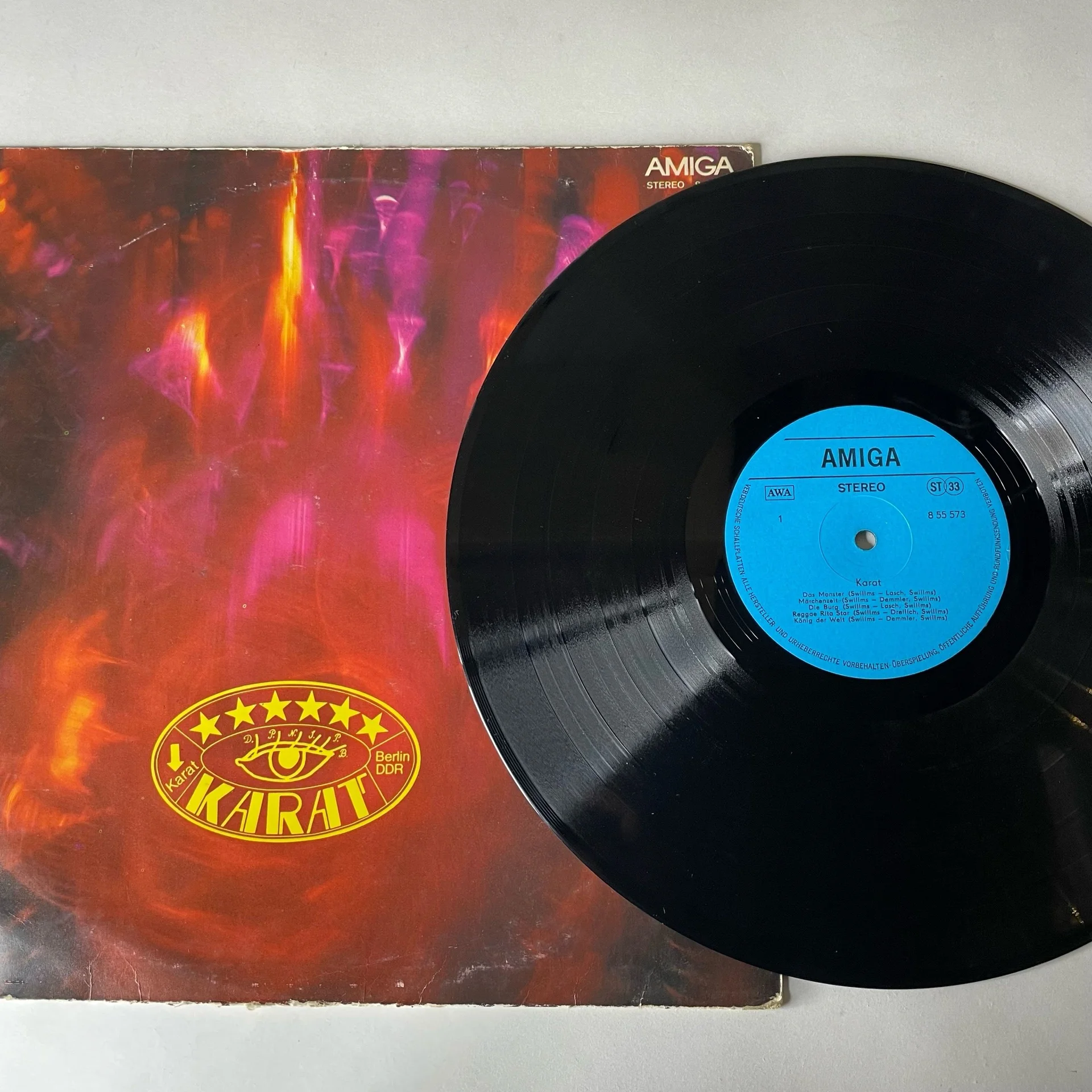 Винтажная виниловая пластинка LP Karat Карат (ГДР 1978) - миниатюра 3